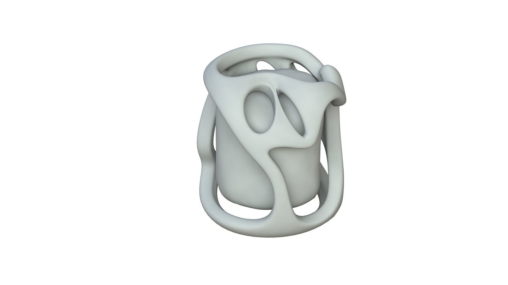 SciFi Shape Object Low Poly Low-poly 3D model_2