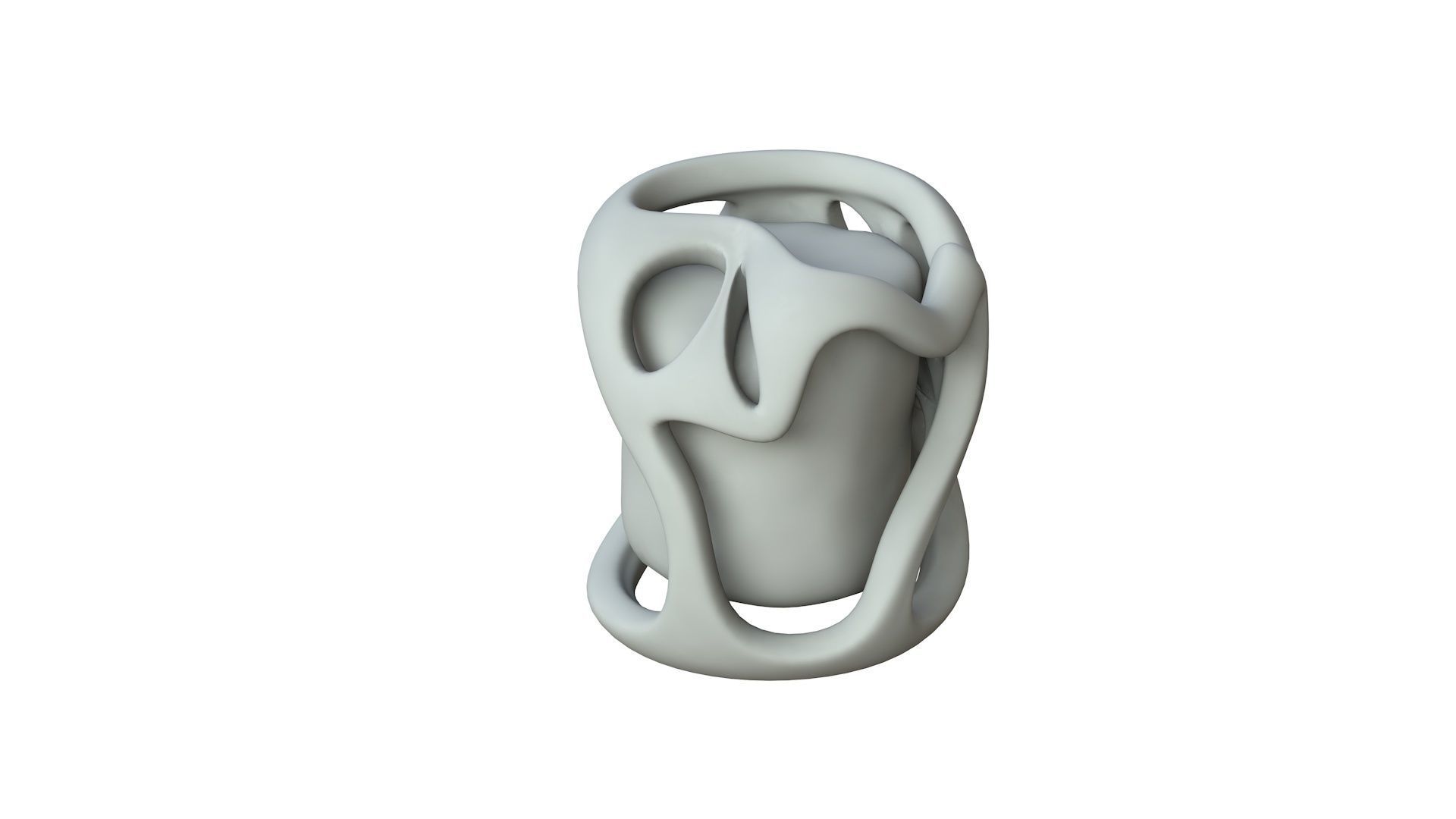 SciFi Shape Object Low Poly Low-poly 3D model_1