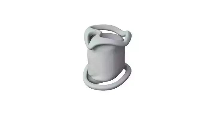 SciFi Shape Object Low Poly Low-poly 3D model