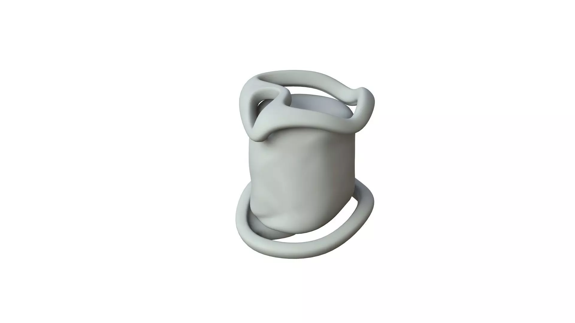 SciFi Shape Object Low Poly Low-poly 3D model_0