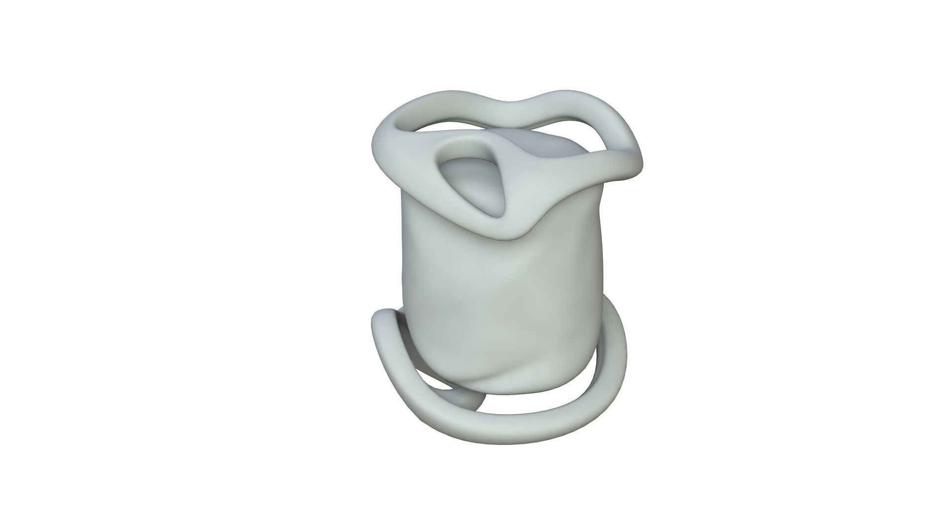 SciFi Shape Object Low Poly Low-poly 3D model_2