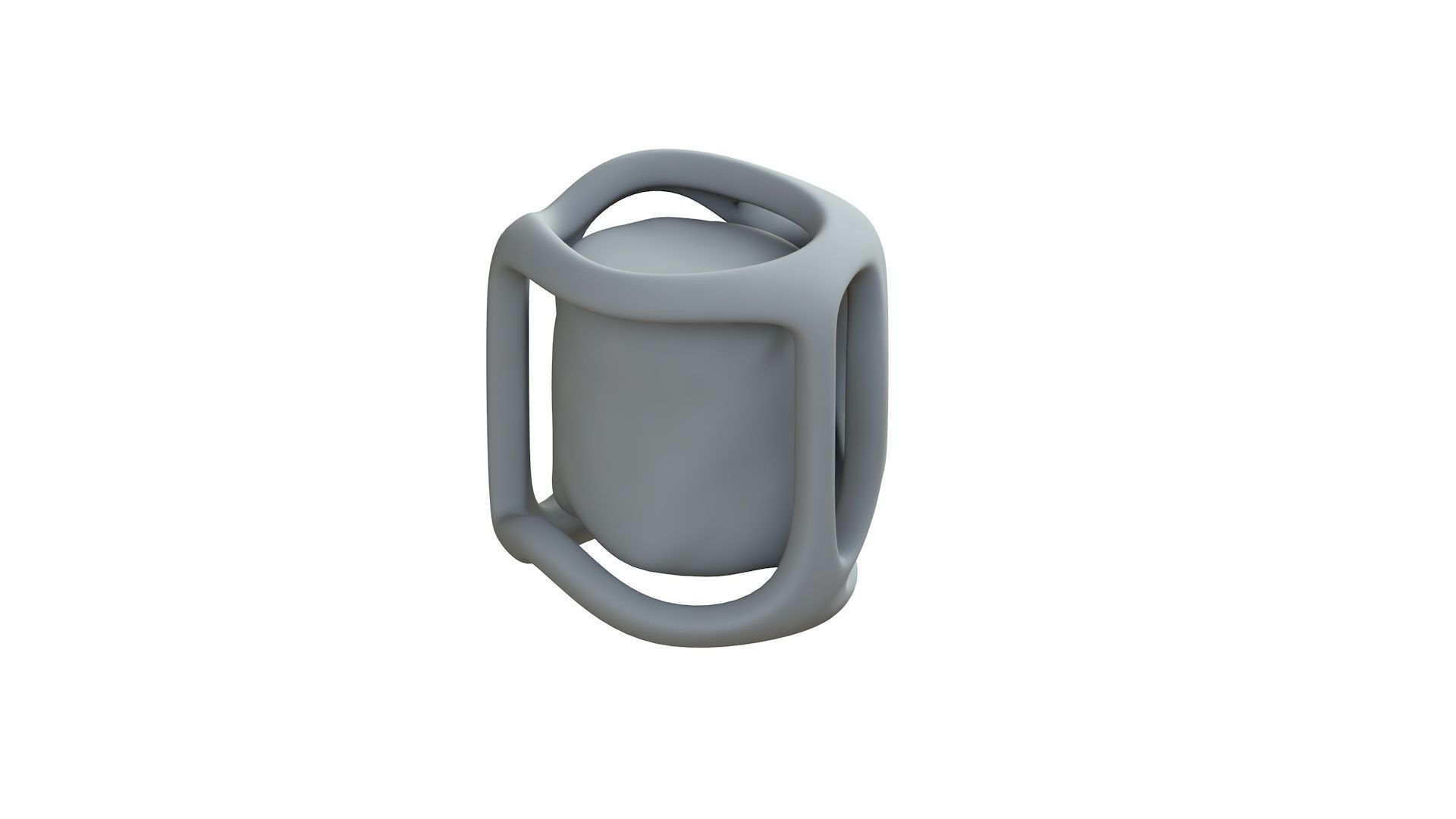 SciFi Shape Object Low Poly Low-poly 3D model_9