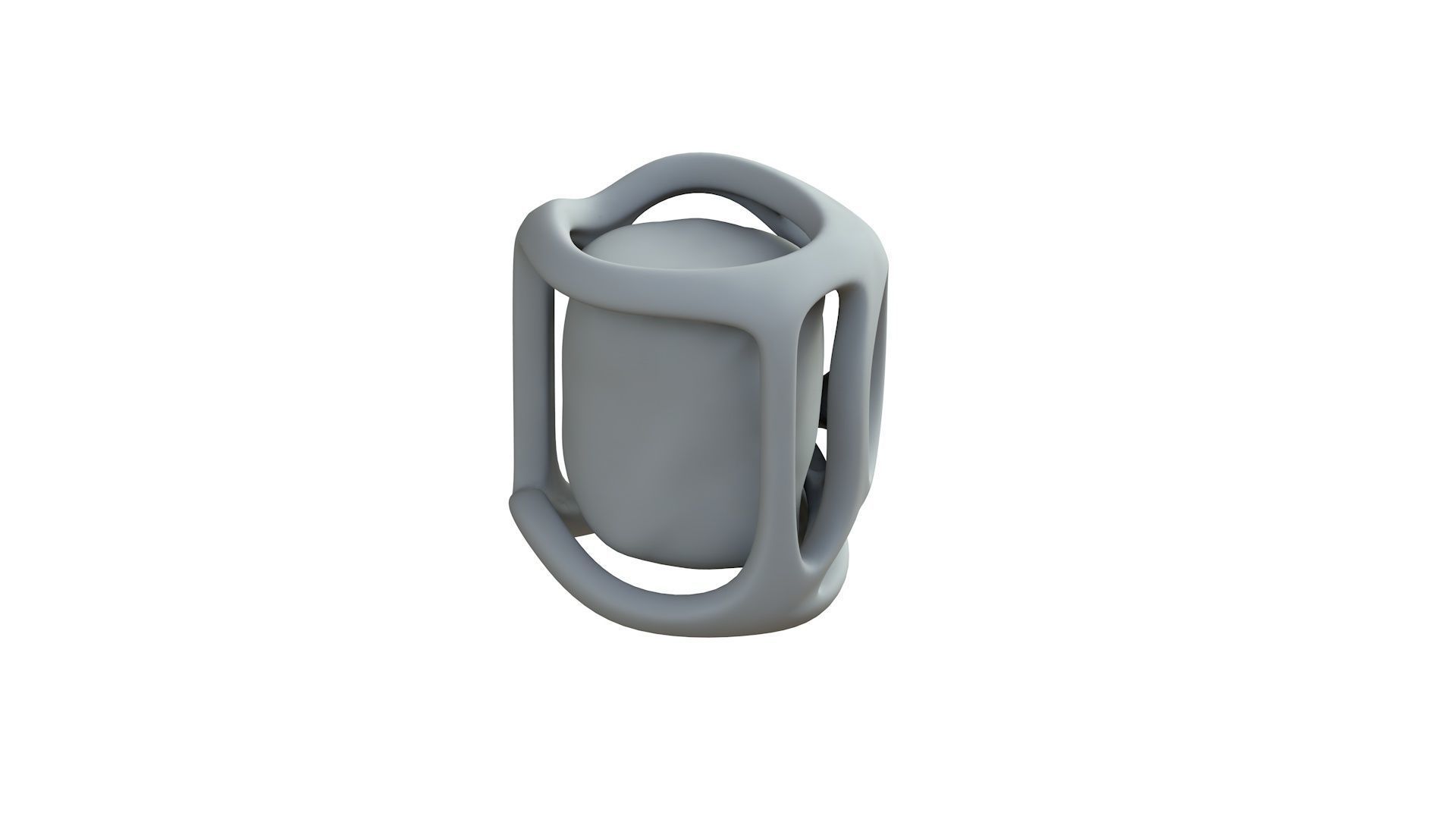 SciFi Shape Object Low Poly Low-poly 3D model_8