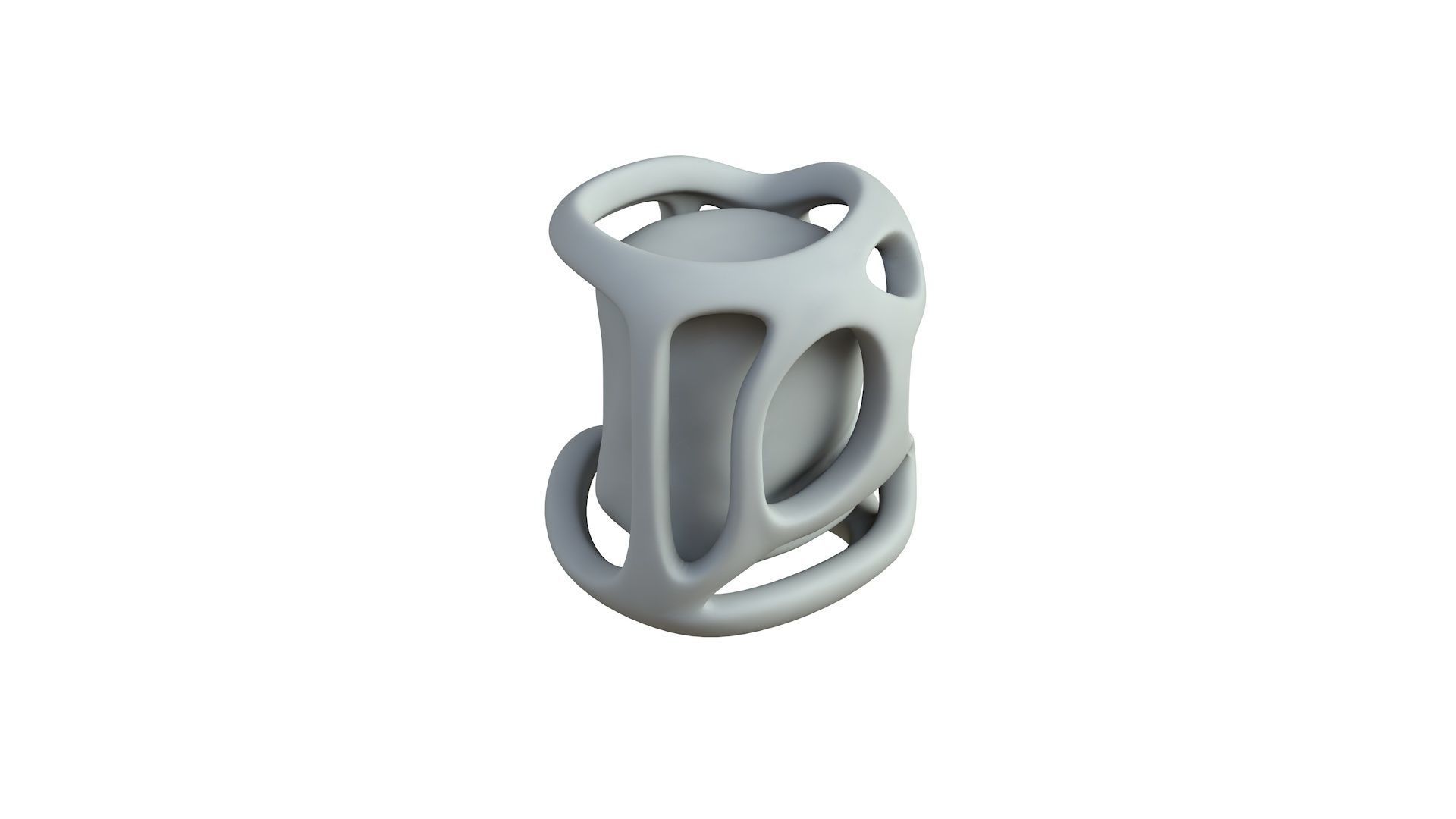 SciFi Shape Object Low Poly Low-poly 3D model_5