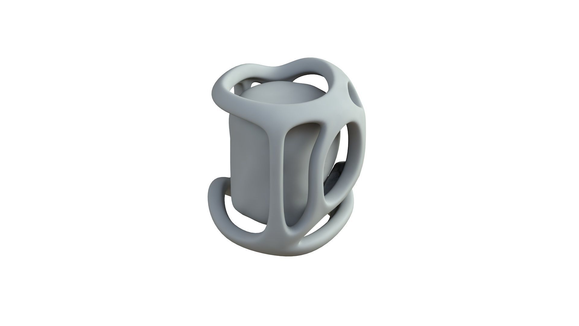 SciFi Shape Object Low Poly Low-poly 3D model_6