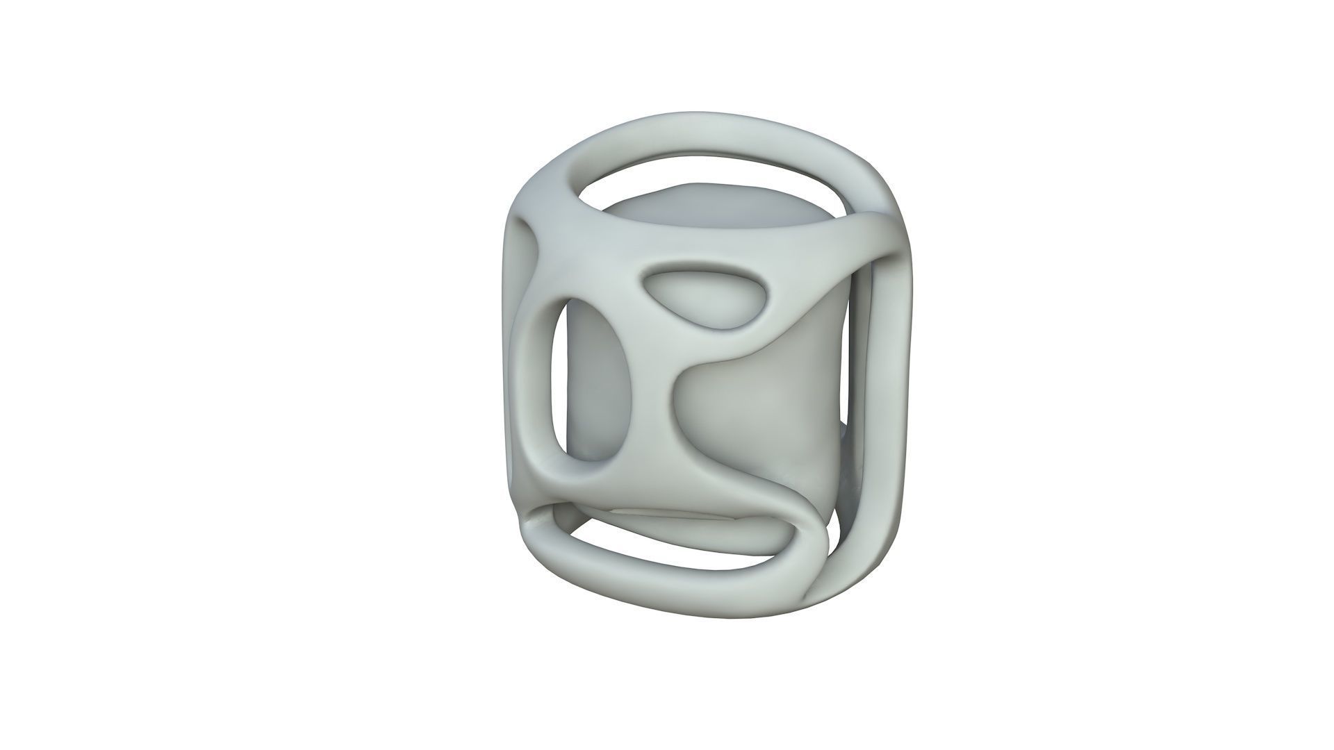 SciFi Shape Object Low Poly Low-poly 3D model_2