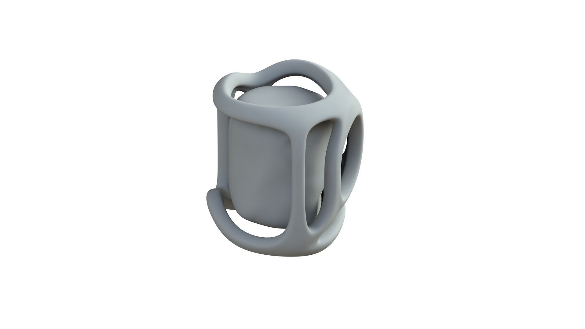 SciFi Shape Object Low Poly Low-poly 3D model_7