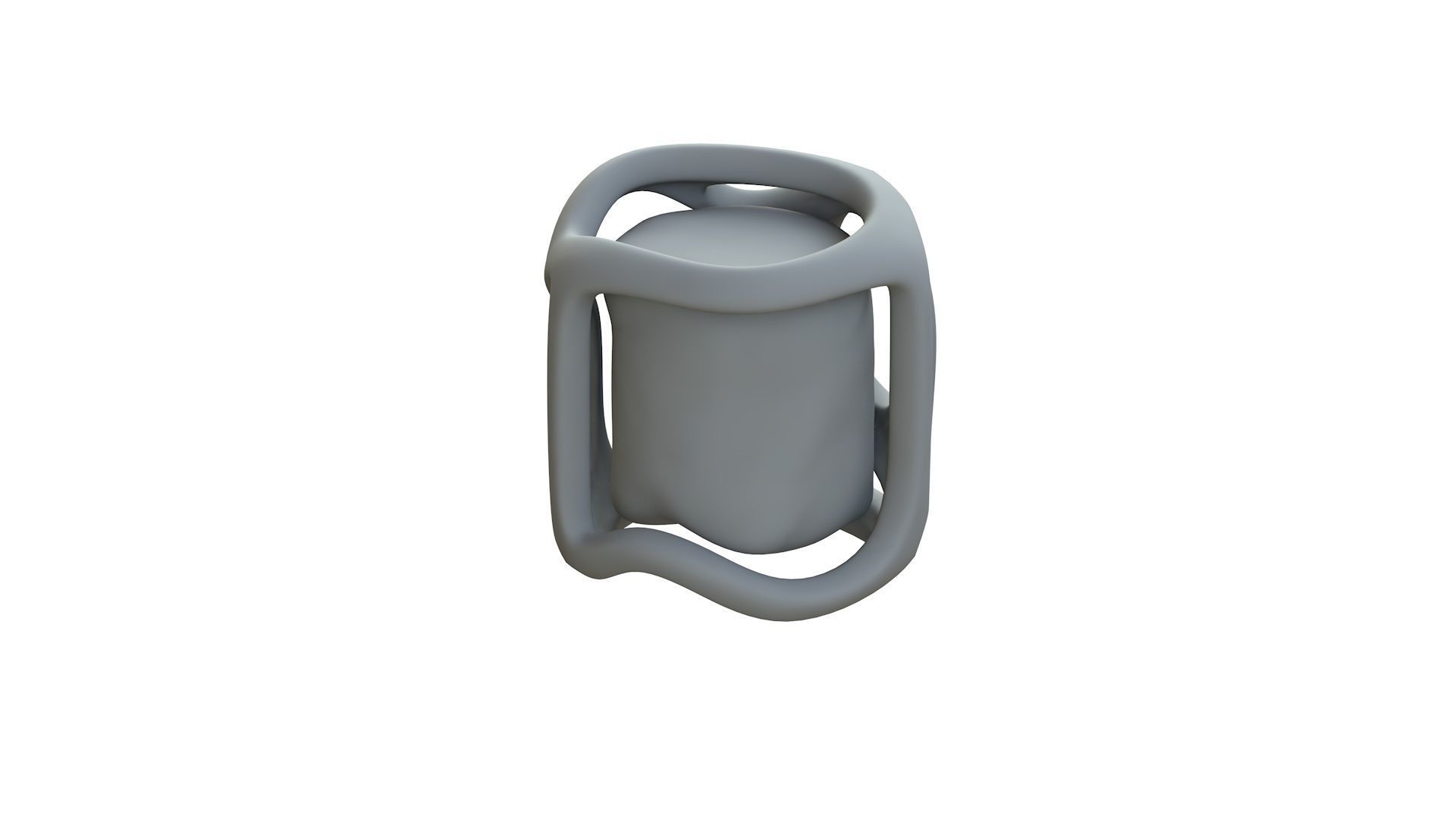 SciFi Shape Object Low Poly Low-poly 3D model_11