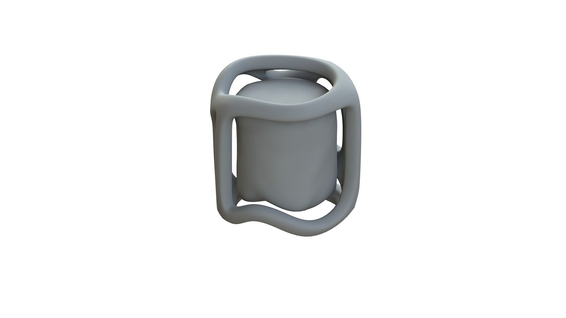 SciFi Shape Object Low Poly Low-poly 3D model_12