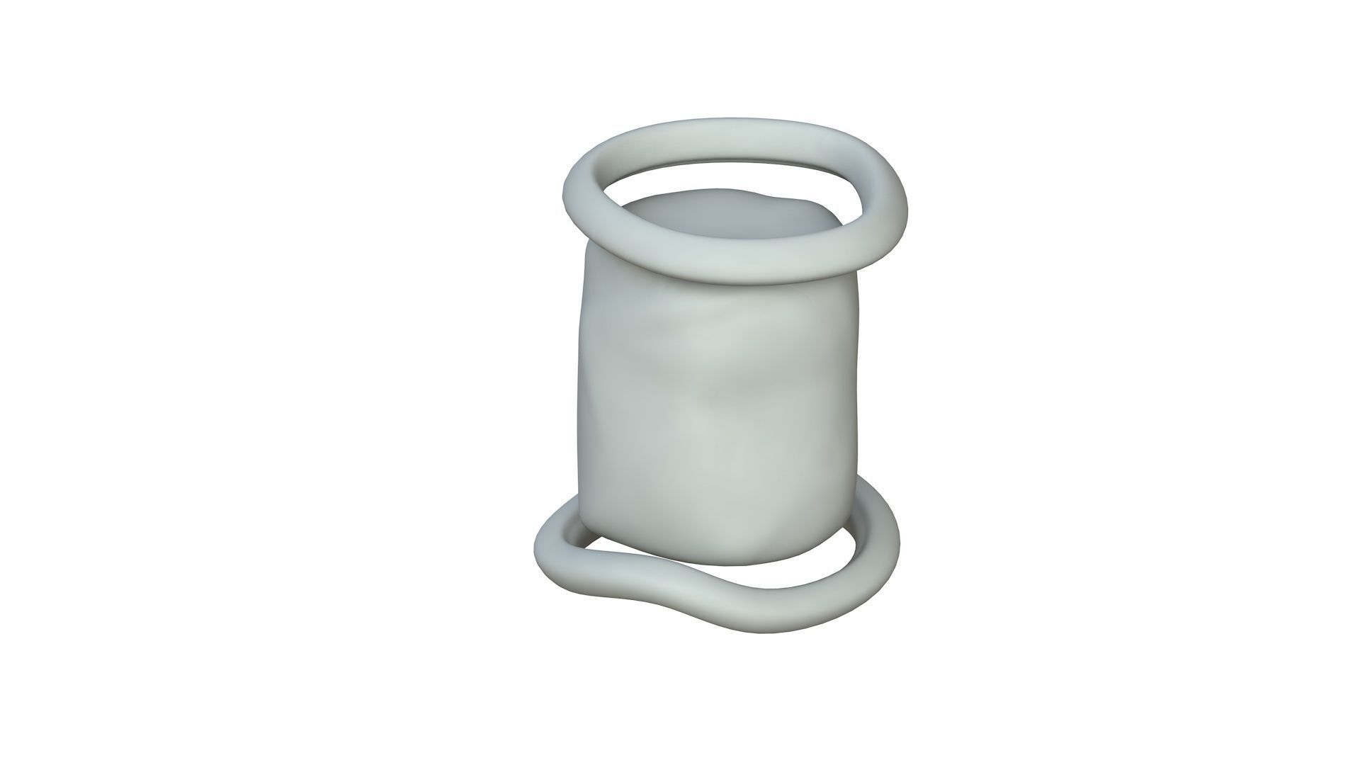 SciFi Shape Object Low Poly Low-poly 3D model_2