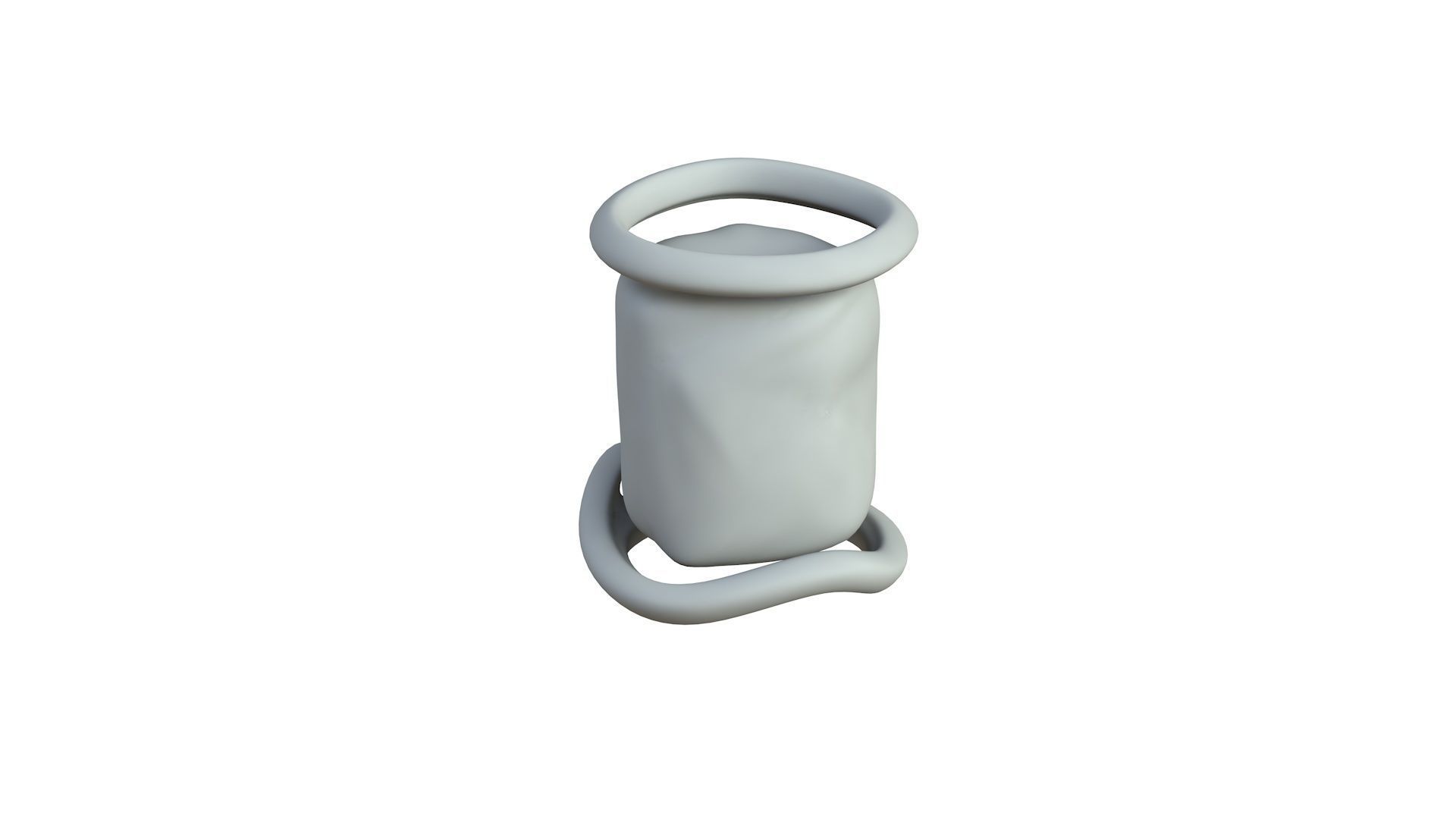 SciFi Shape Object Low Poly Low-poly 3D model_4