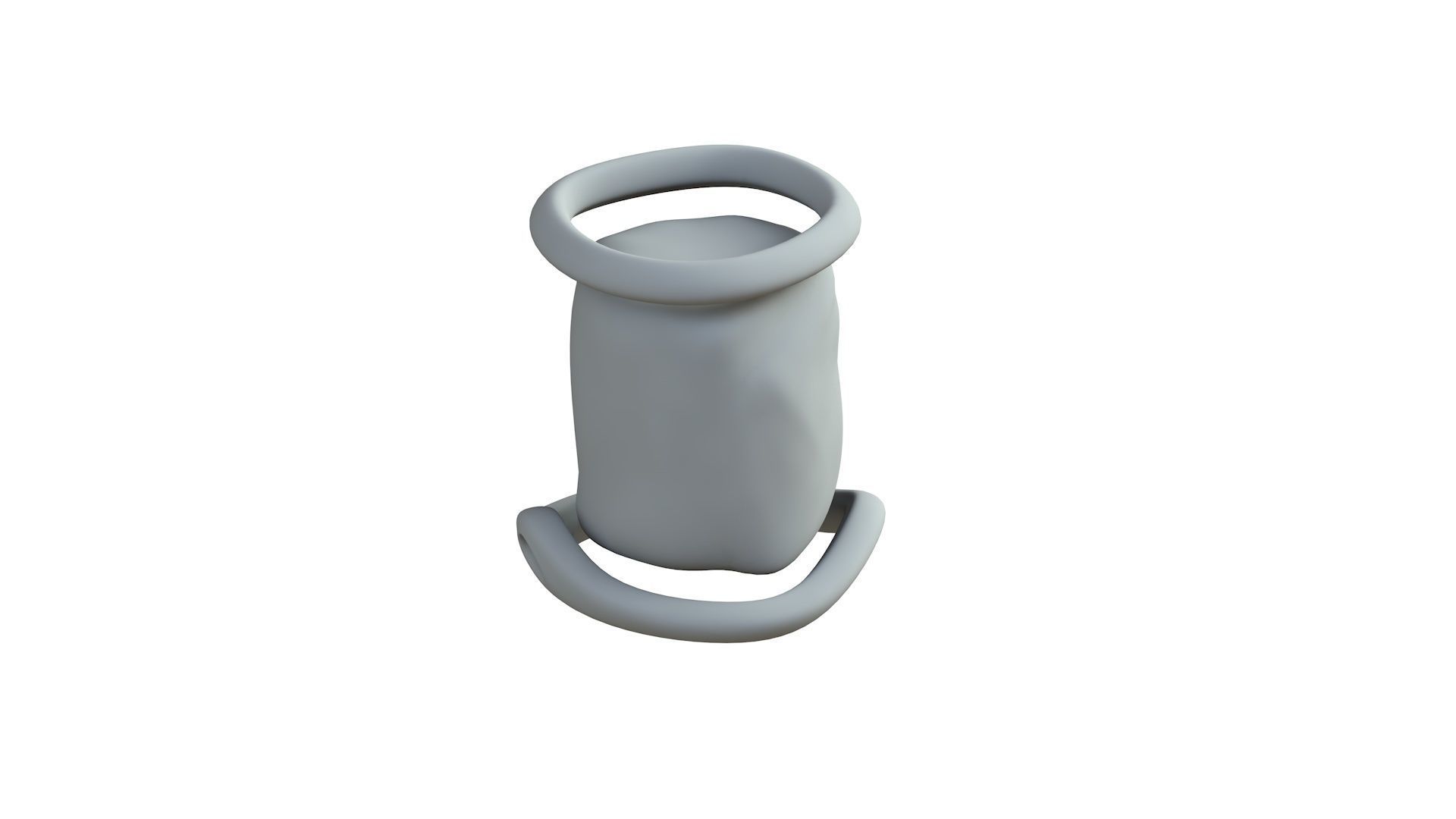 SciFi Shape Object Low Poly Low-poly 3D model_7