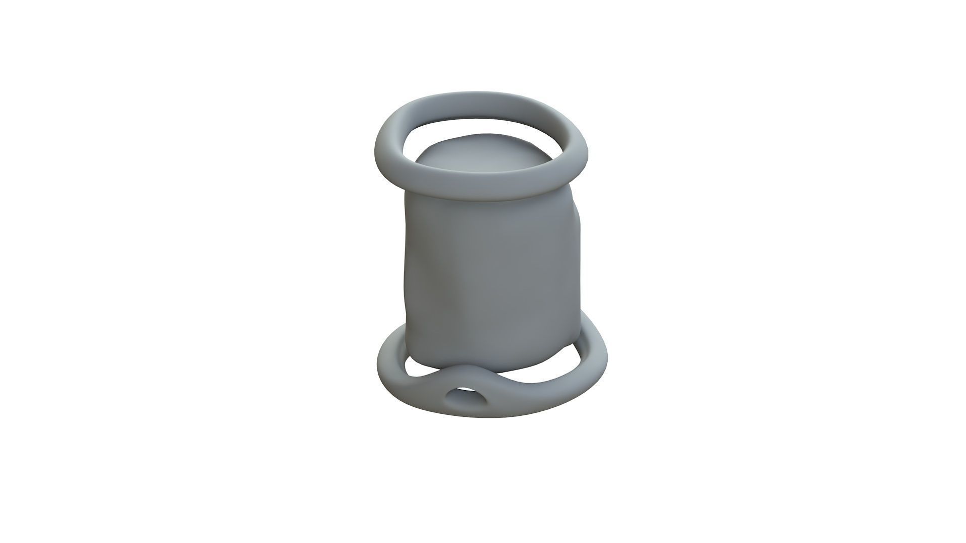 SciFi Shape Object Low Poly Low-poly 3D model_11