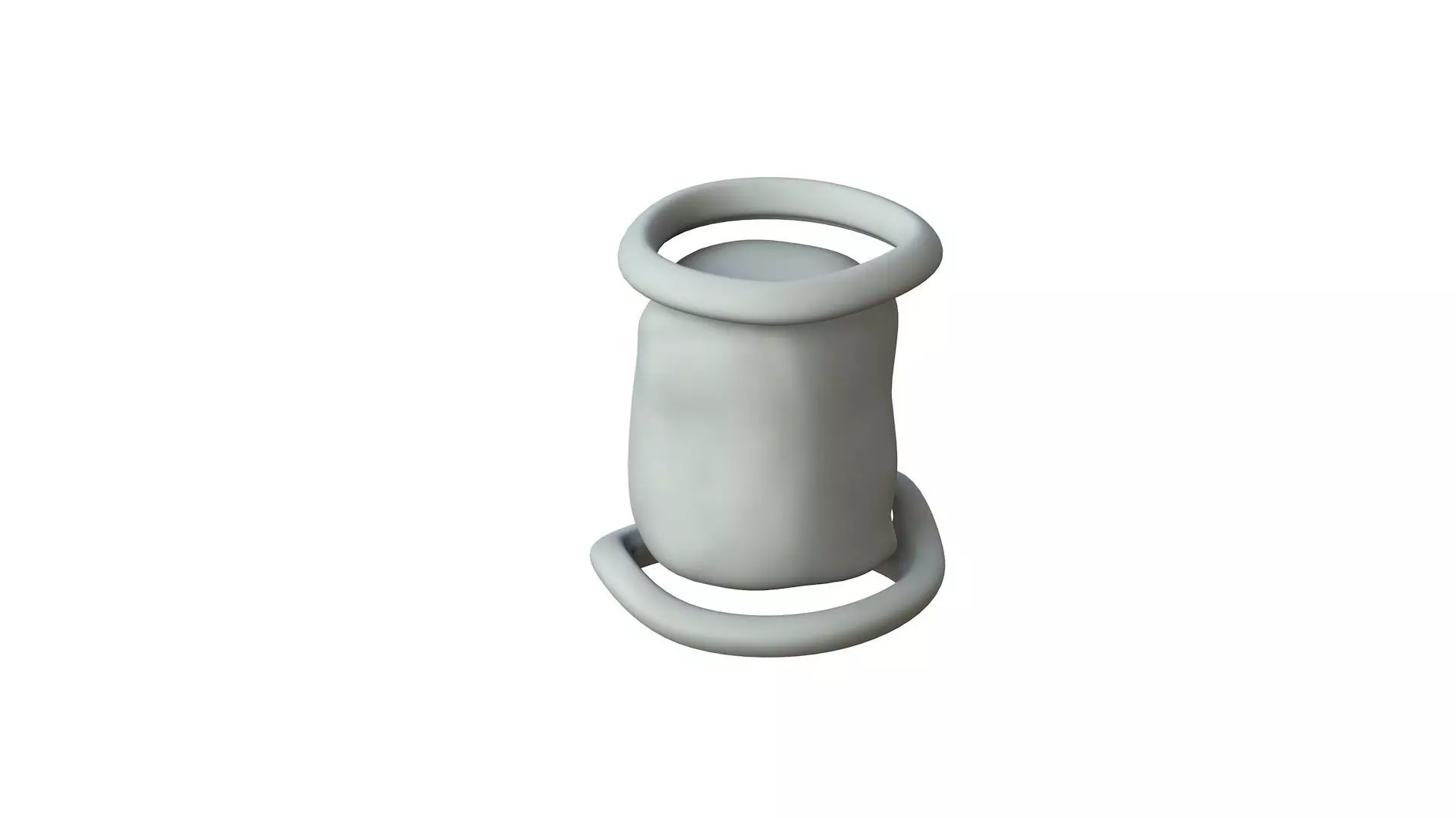 SciFi Shape Object Low Poly Low-poly 3D model_0