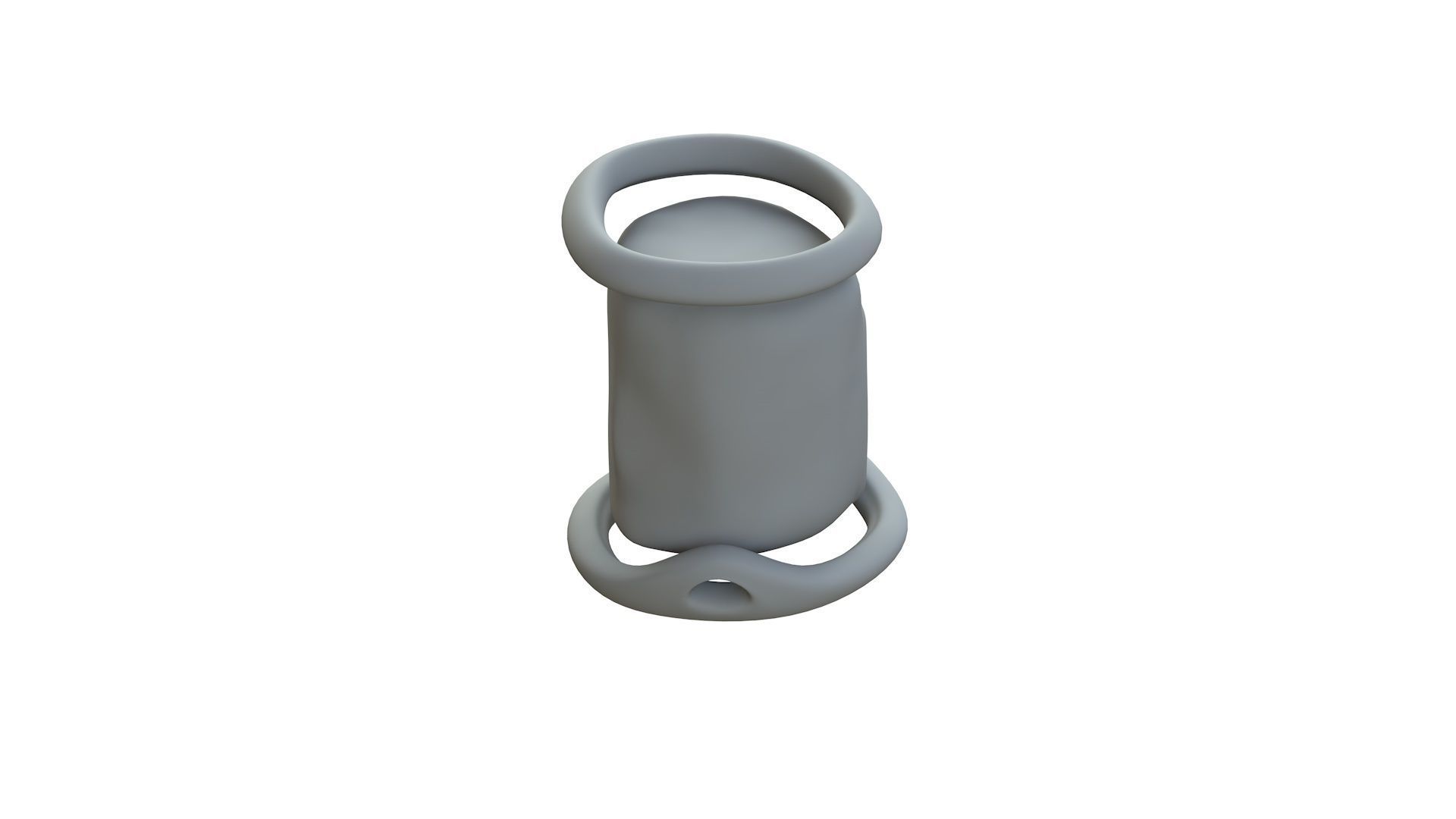 SciFi Shape Object Low Poly Low-poly 3D model_12