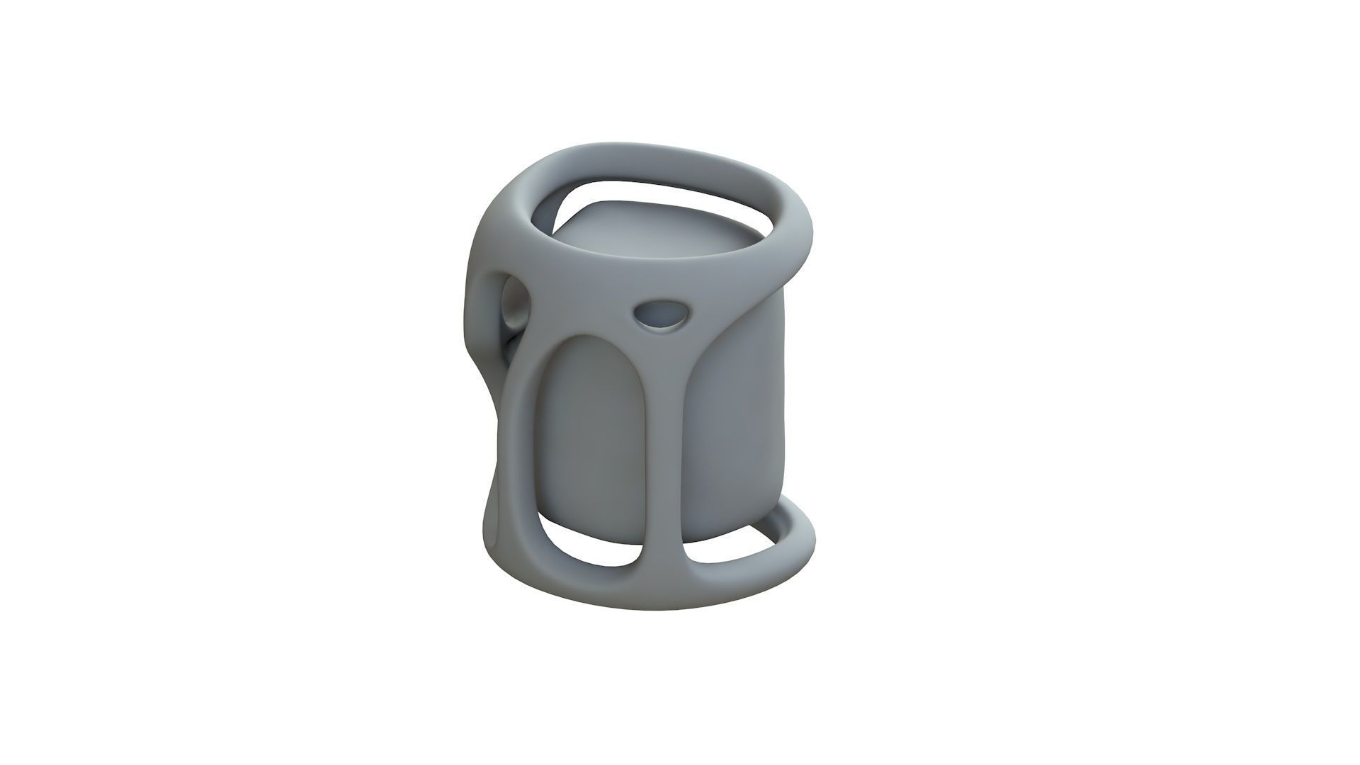 SciFi Shape Object Low Poly Low-poly 3D model_10