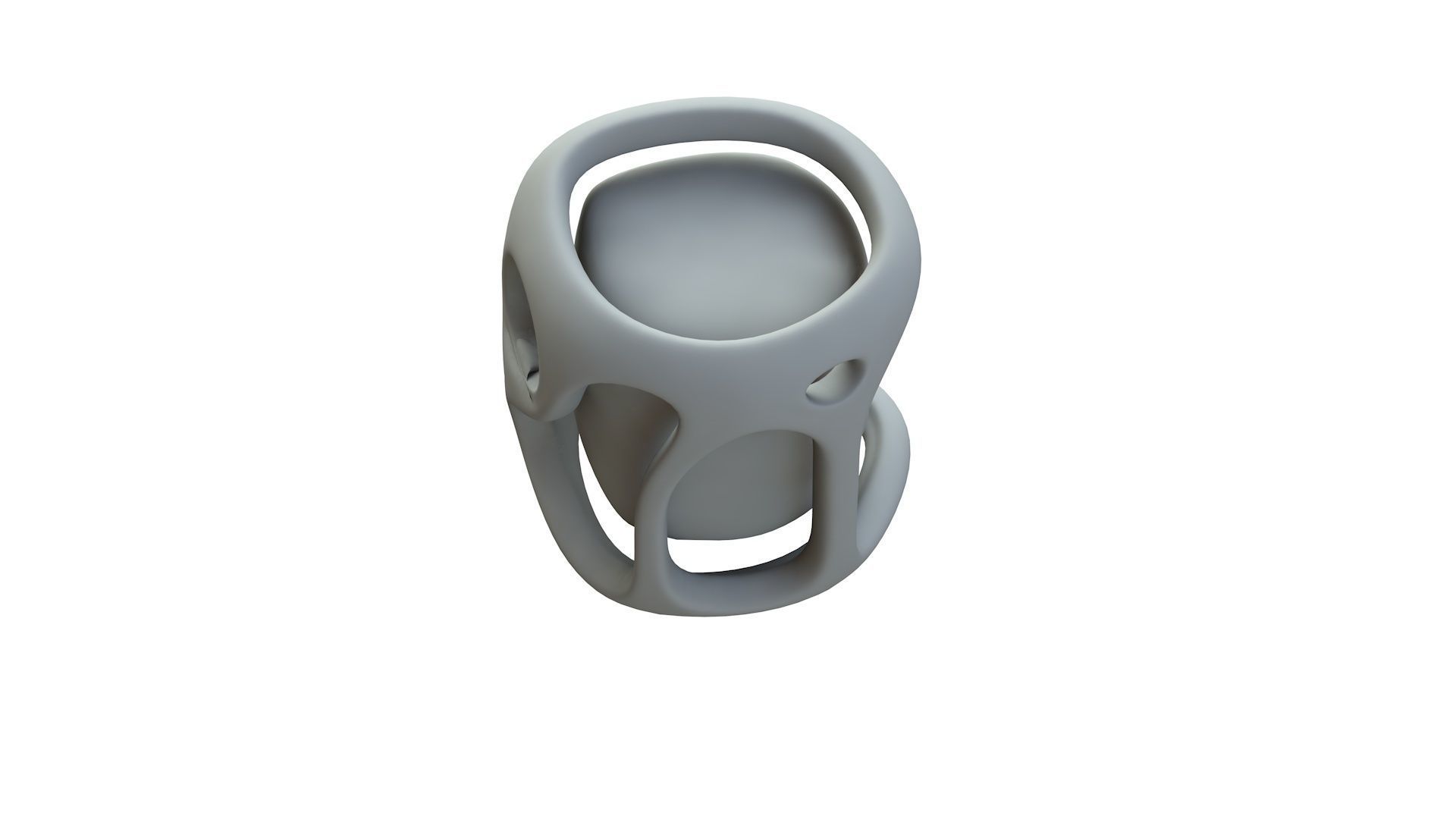 SciFi Shape Object Low Poly Low-poly 3D model_16