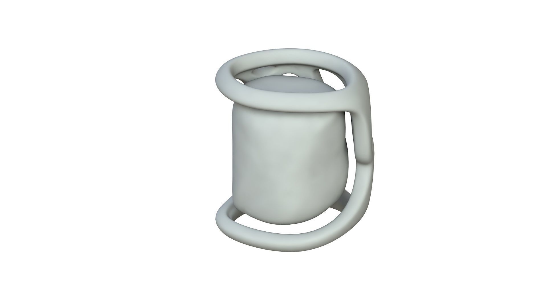 SciFi Shape Object Low Poly Low-poly 3D model_2