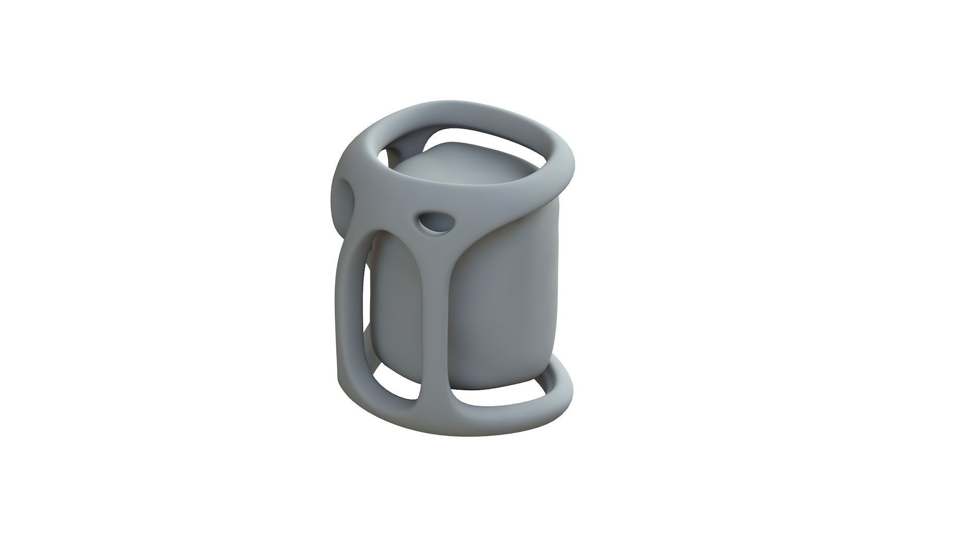 SciFi Shape Object Low Poly Low-poly 3D model_9