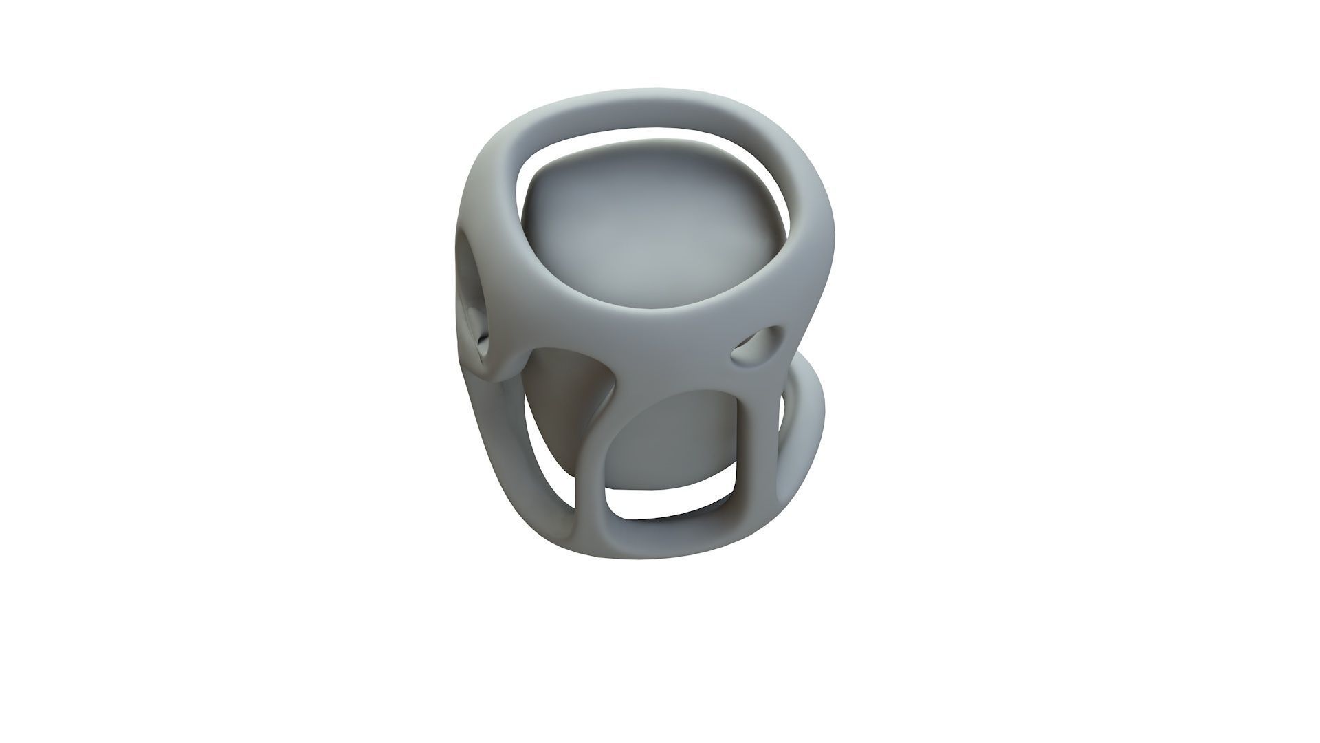 SciFi Shape Object Low Poly Low-poly 3D model_17