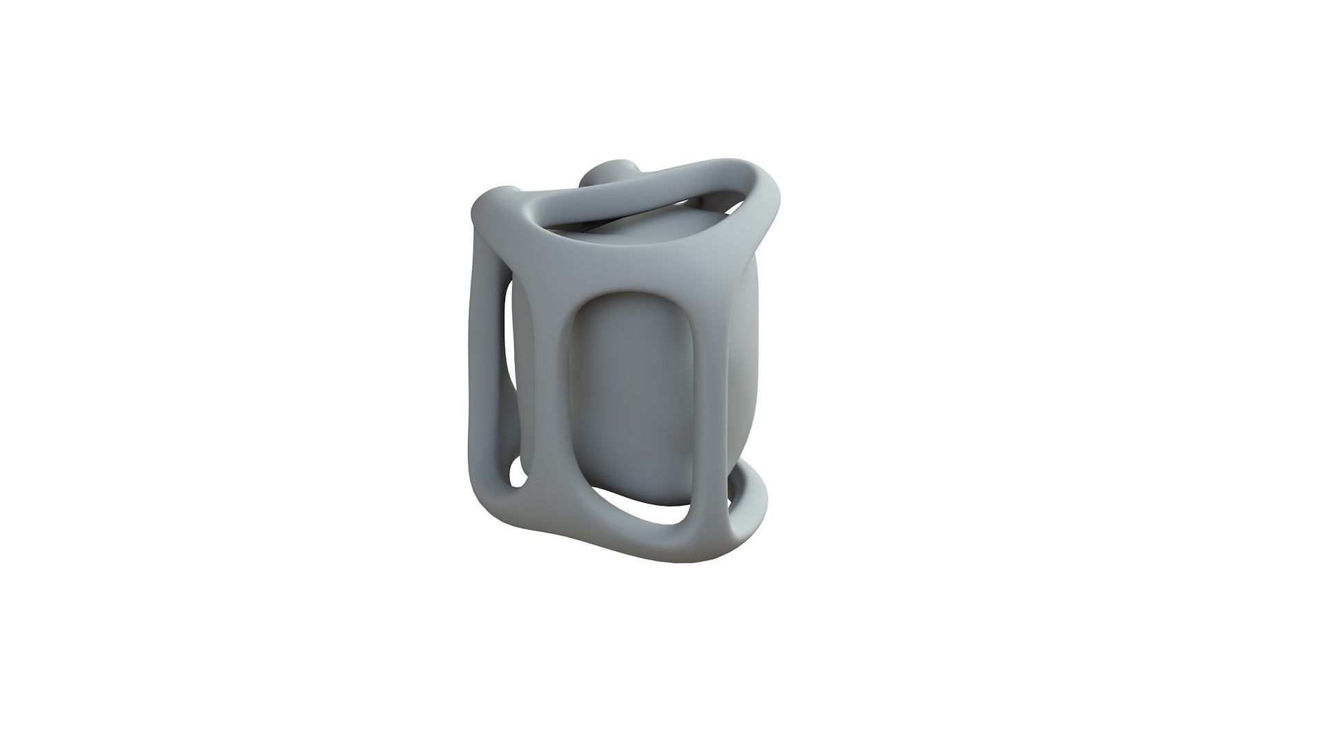 SciFi Shape Object Low Poly Low-poly 3D model_8