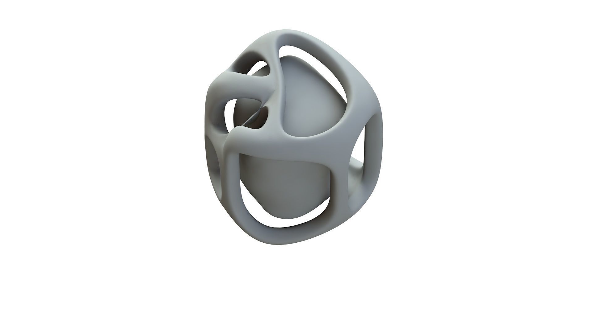 SciFi Shape Object Low Poly Low-poly 3D model_16