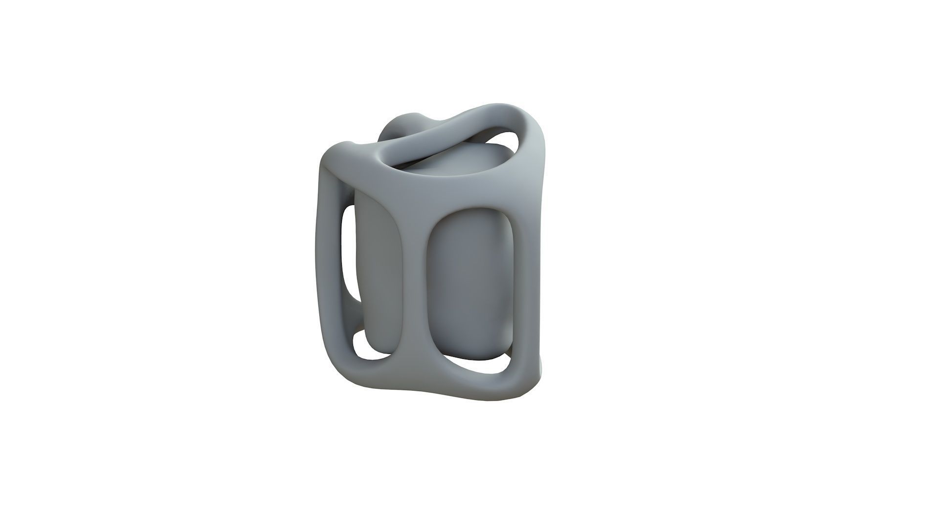 SciFi Shape Object Low Poly Low-poly 3D model_9