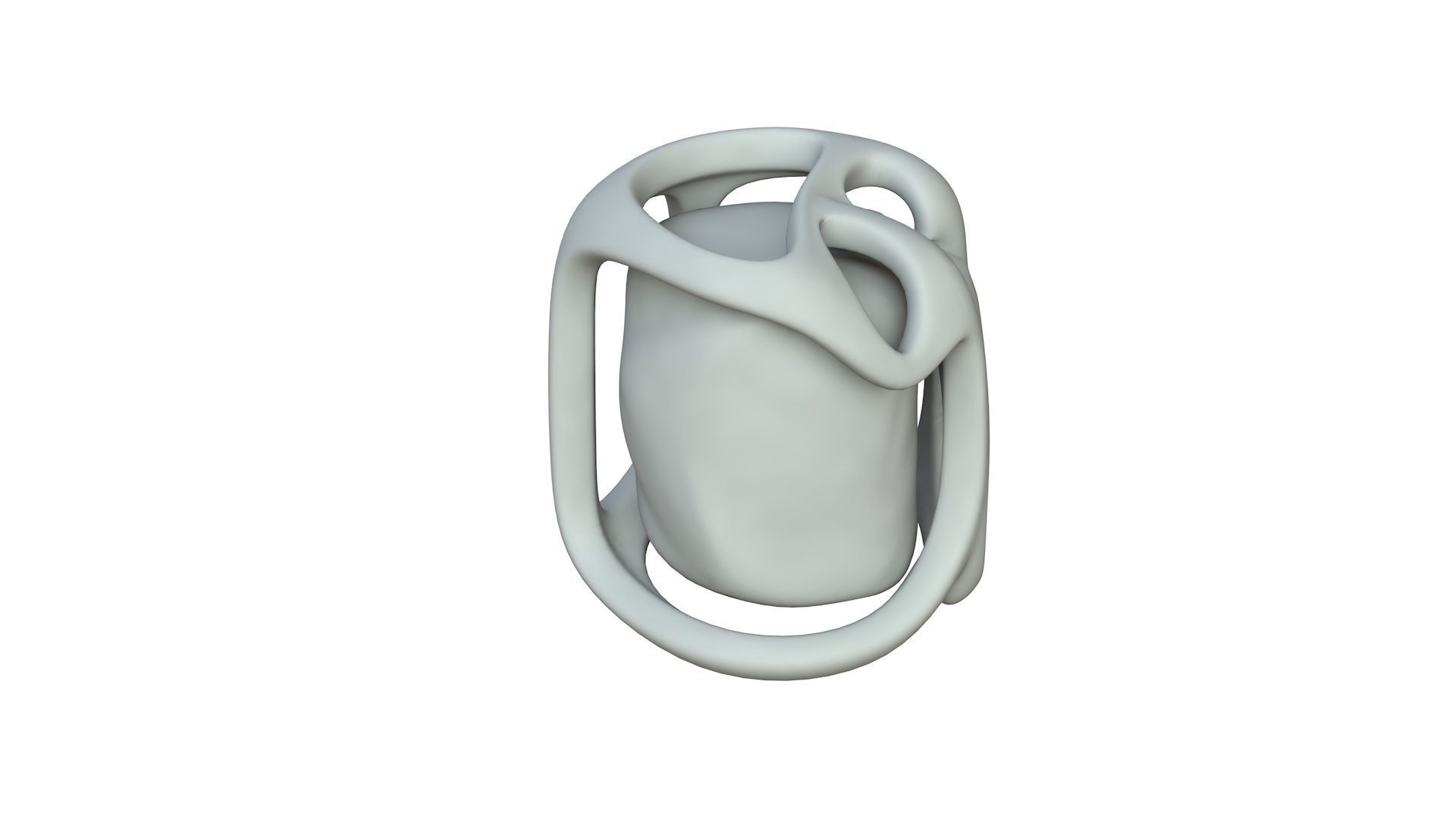 SciFi Shape Object Low Poly Low-poly 3D model_2