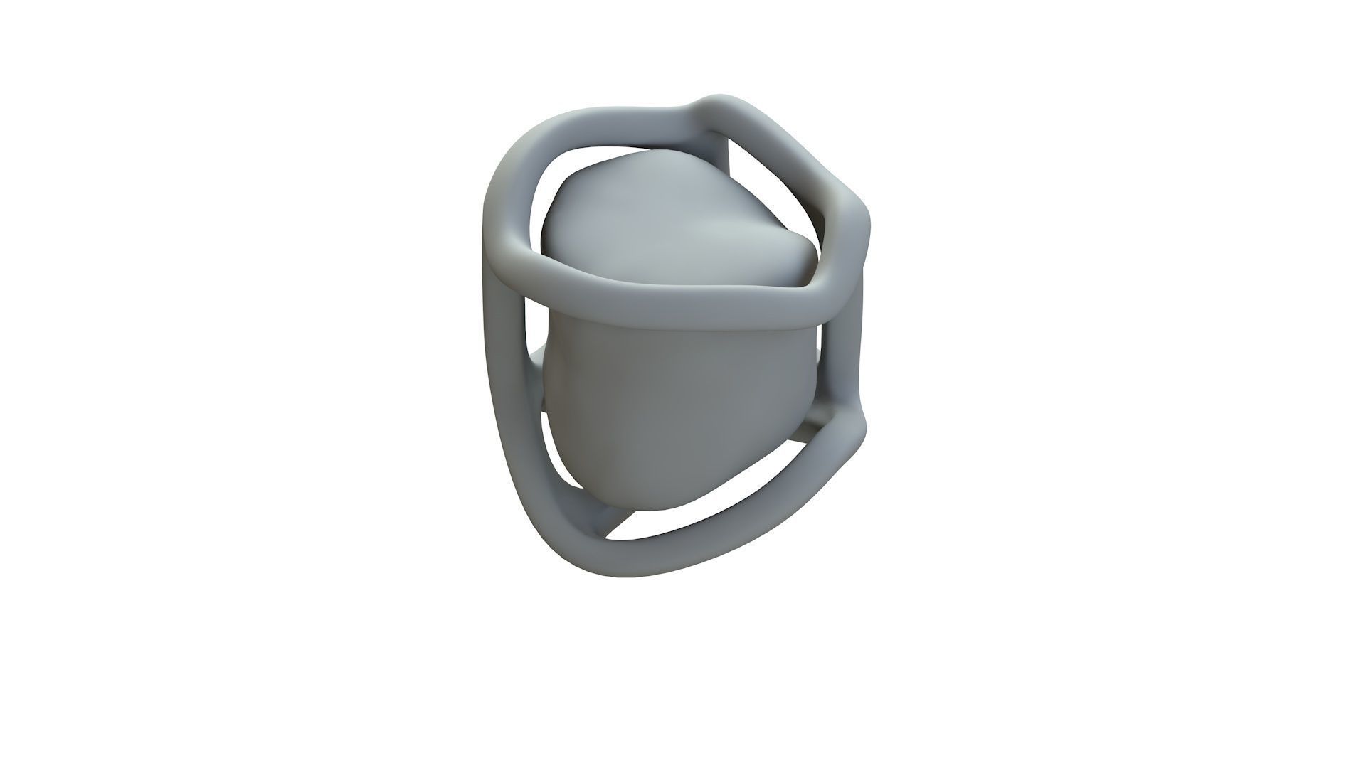 SciFi Shape Object Low Poly Low-poly 3D model_14