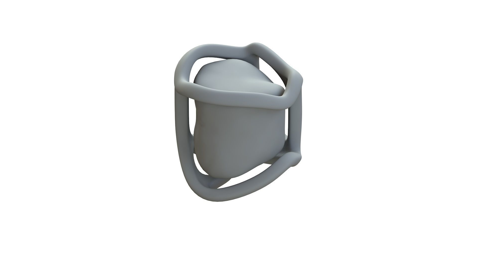 SciFi Shape Object Low Poly Low-poly 3D model_13