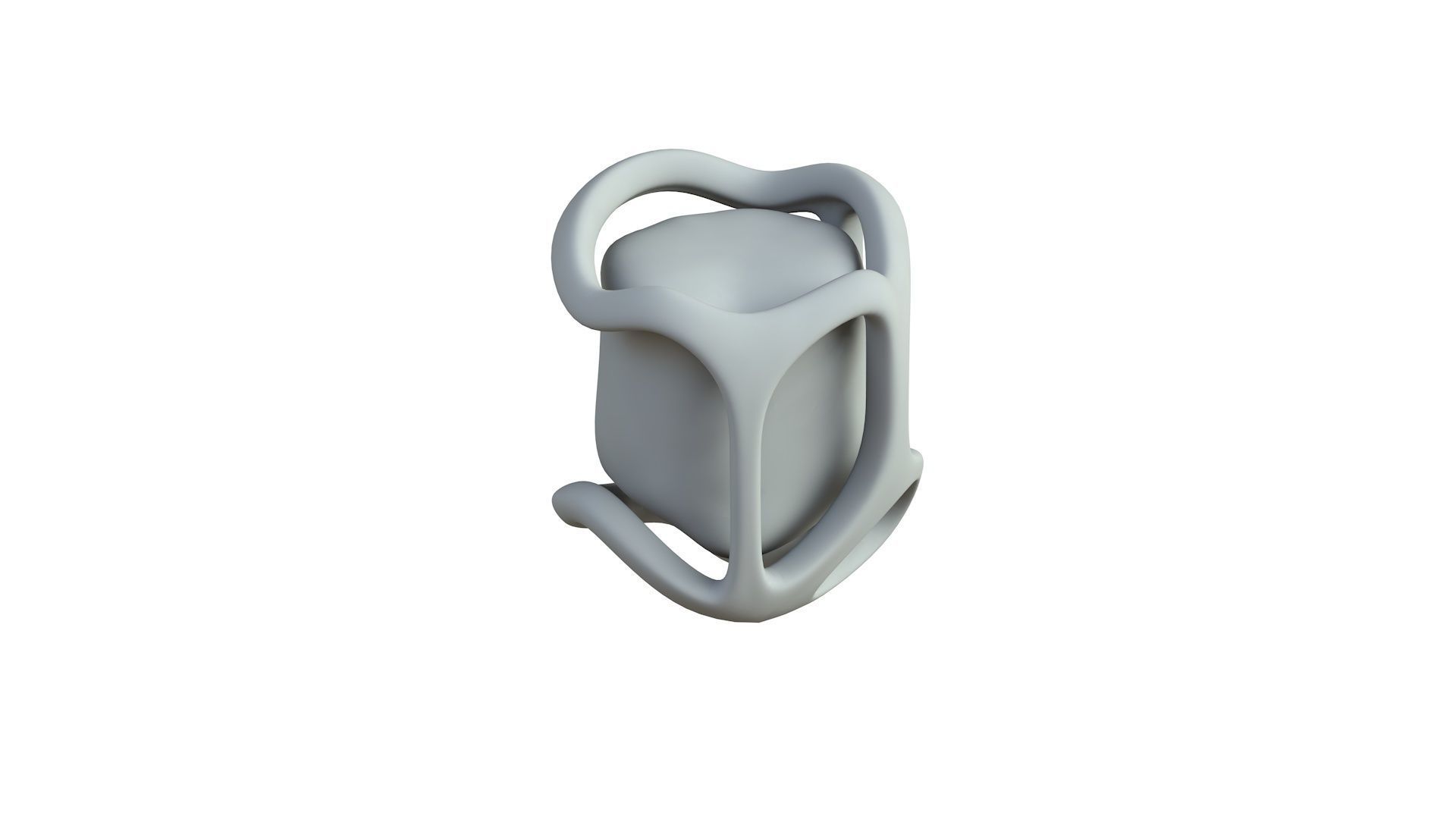 SciFi Shape Object Low Poly Low-poly 3D model_5