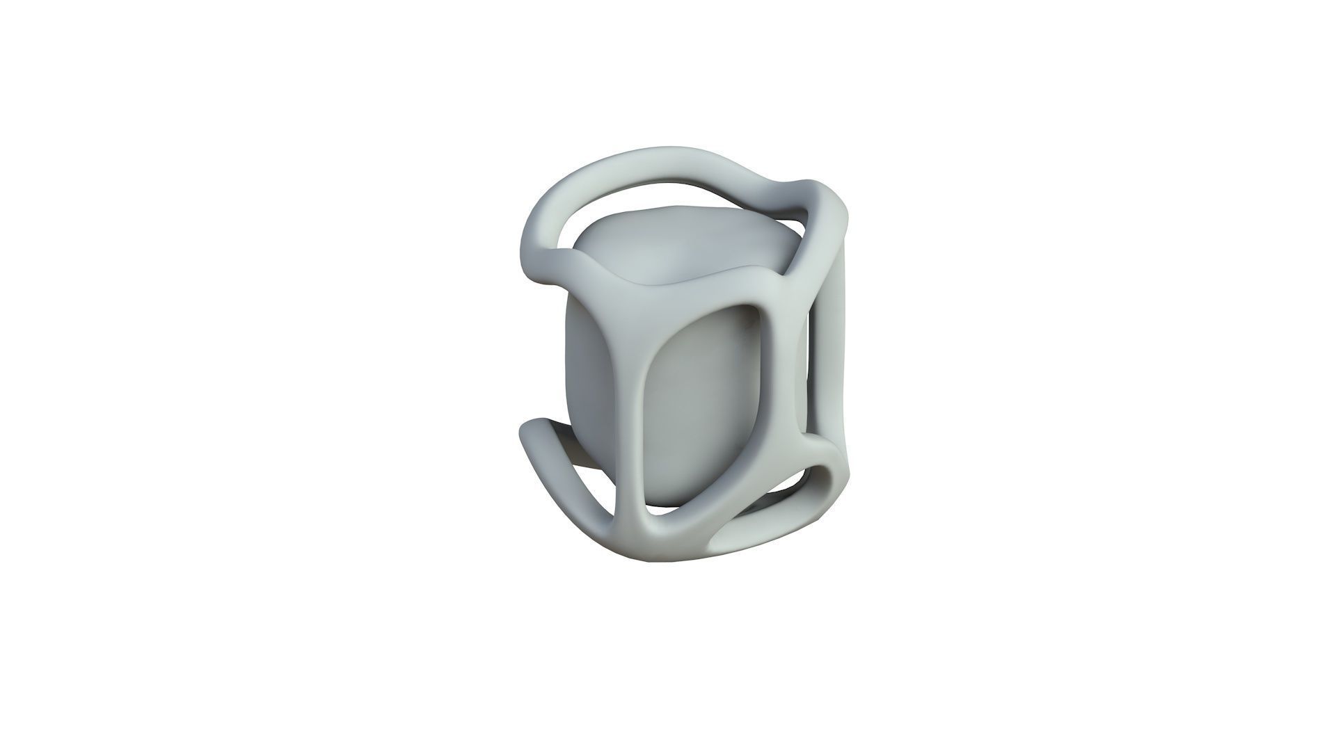 SciFi Shape Object Low Poly Low-poly 3D model_4