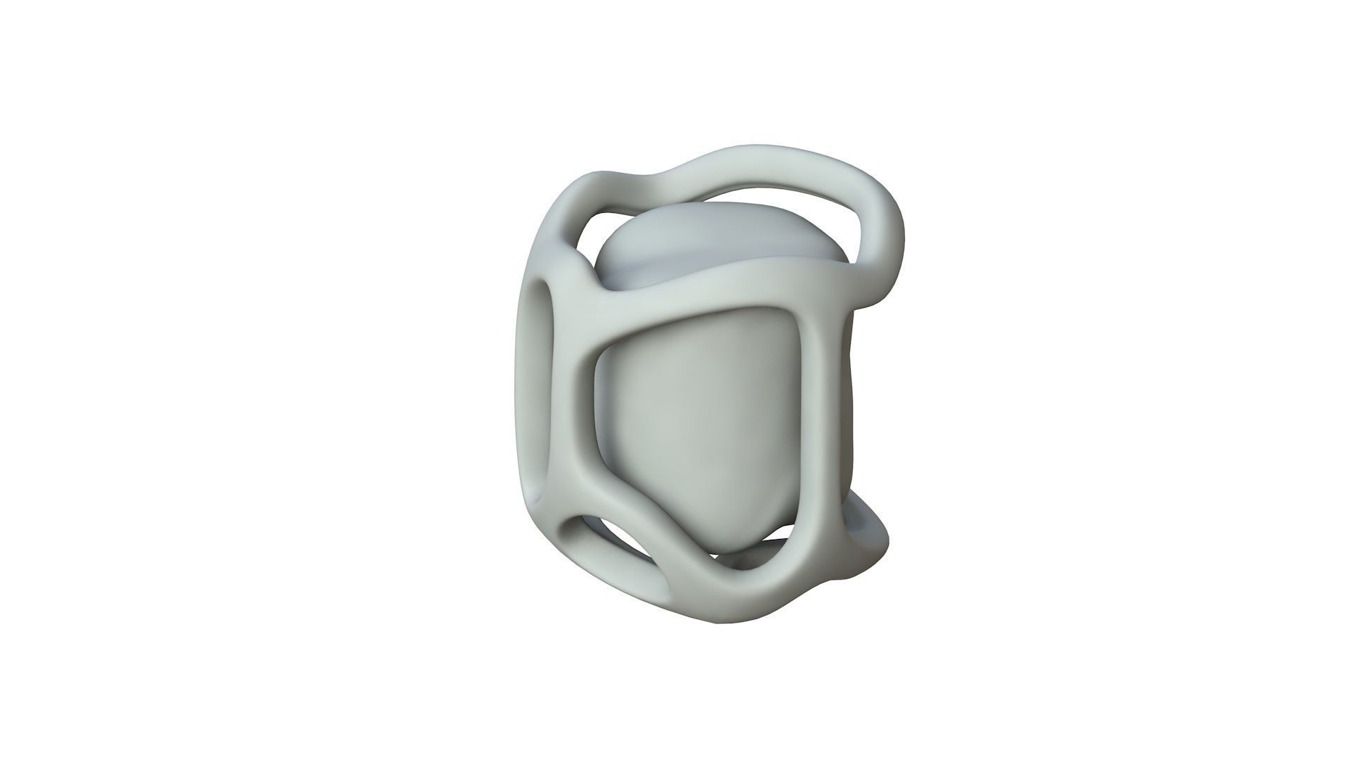 SciFi Shape Object Low Poly Low-poly 3D model_1