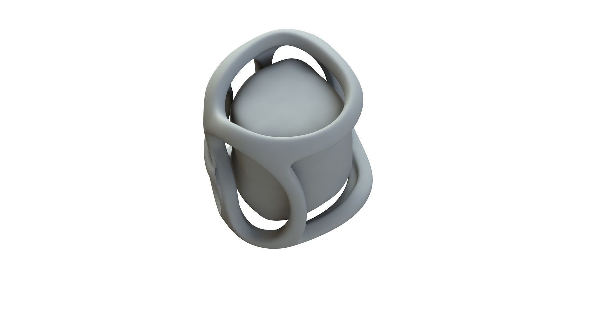 SciFi Shape Object Low Poly Low-poly 3D model_15