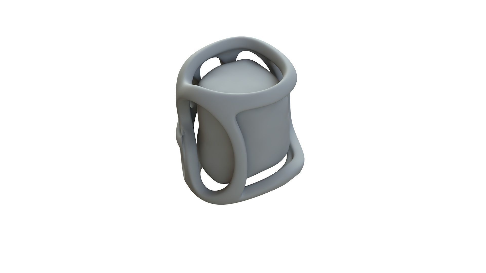 SciFi Shape Object Low Poly Low-poly 3D model_13