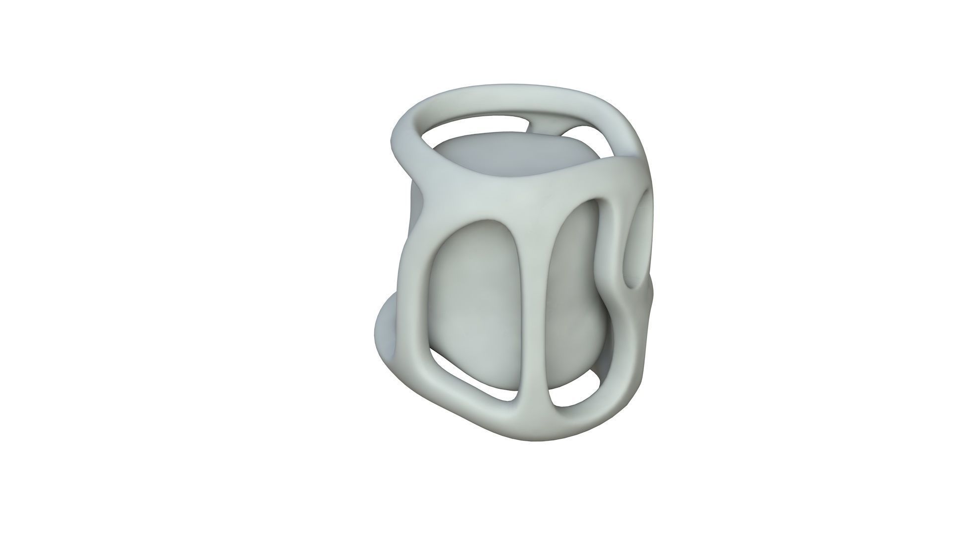 SciFi Shape Object Low Poly Low-poly 3D model_2