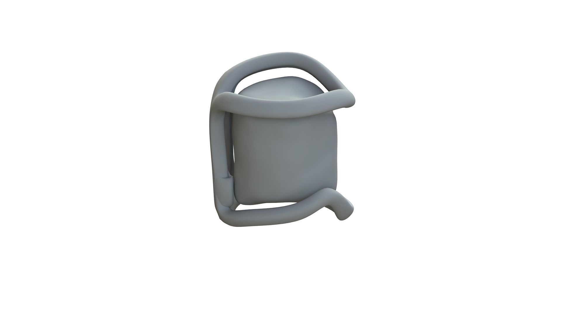 SciFi Shape Object Low Poly 59 Low-poly 3D model_11