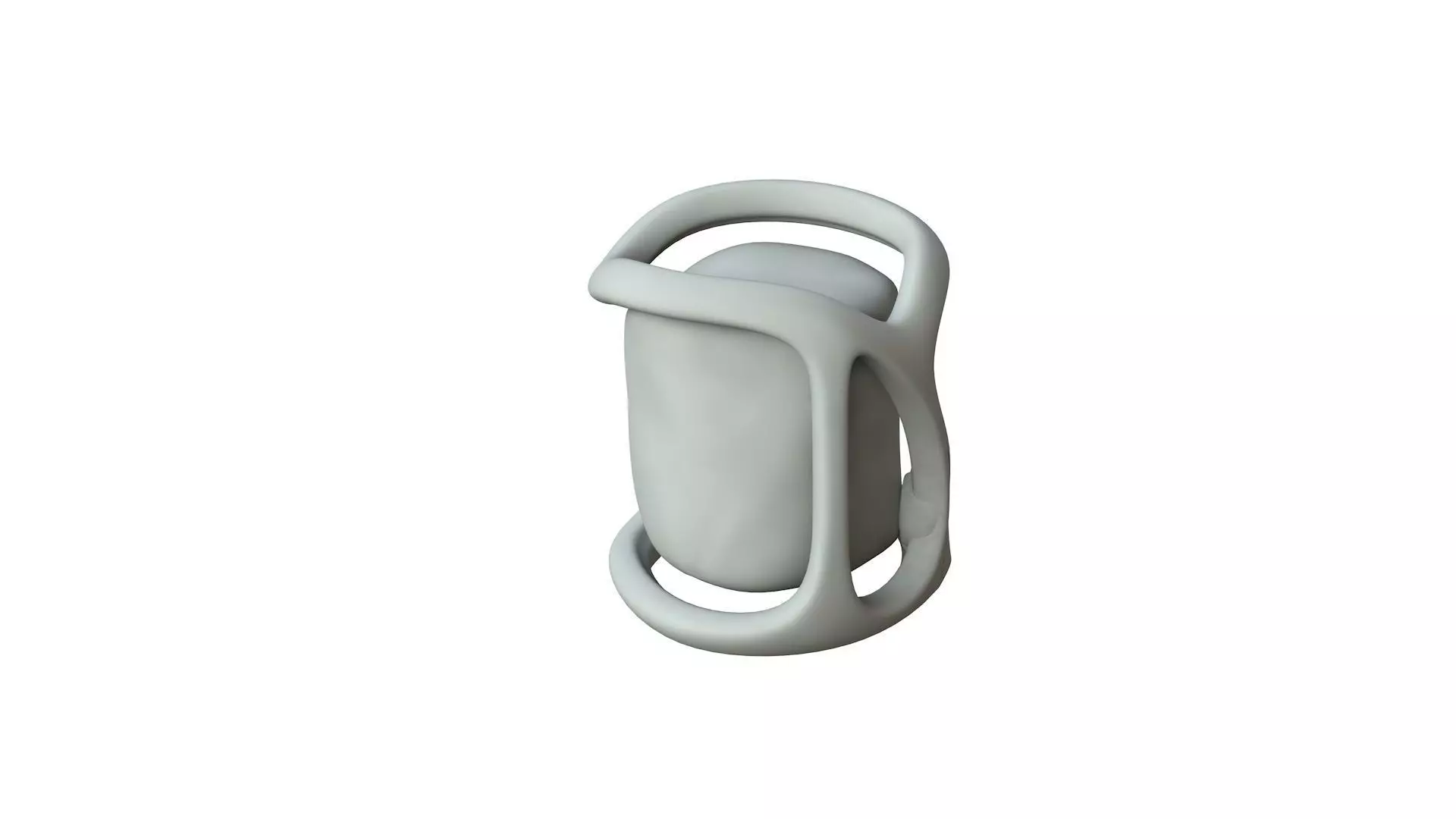 SciFi Shape Object Low Poly 59 Low-poly 3D model_0