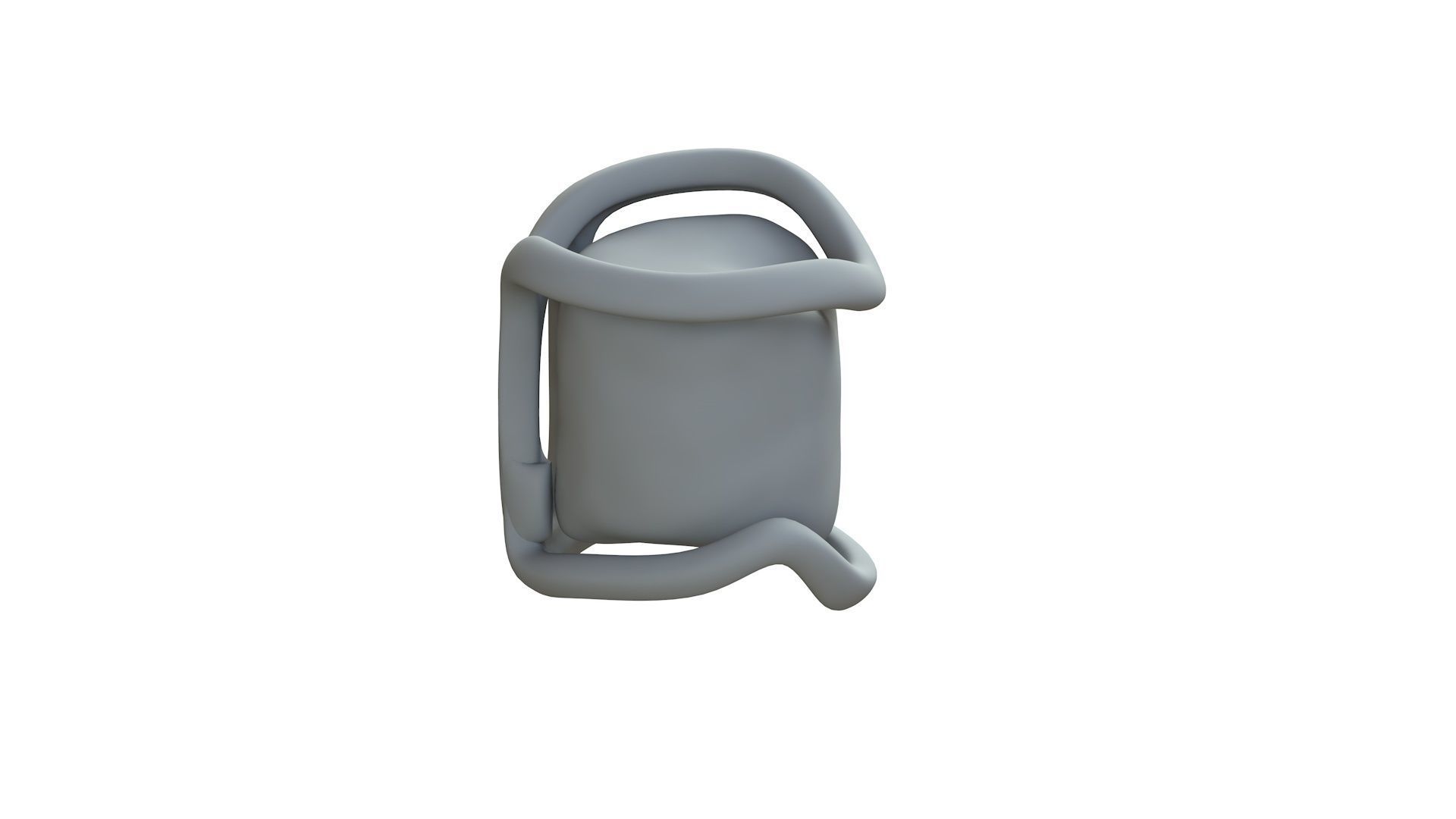 SciFi Shape Object Low Poly 59 Low-poly 3D model_10