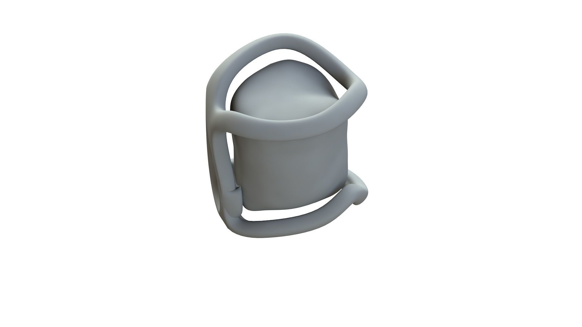 SciFi Shape Object Low Poly 59 Low-poly 3D model_14