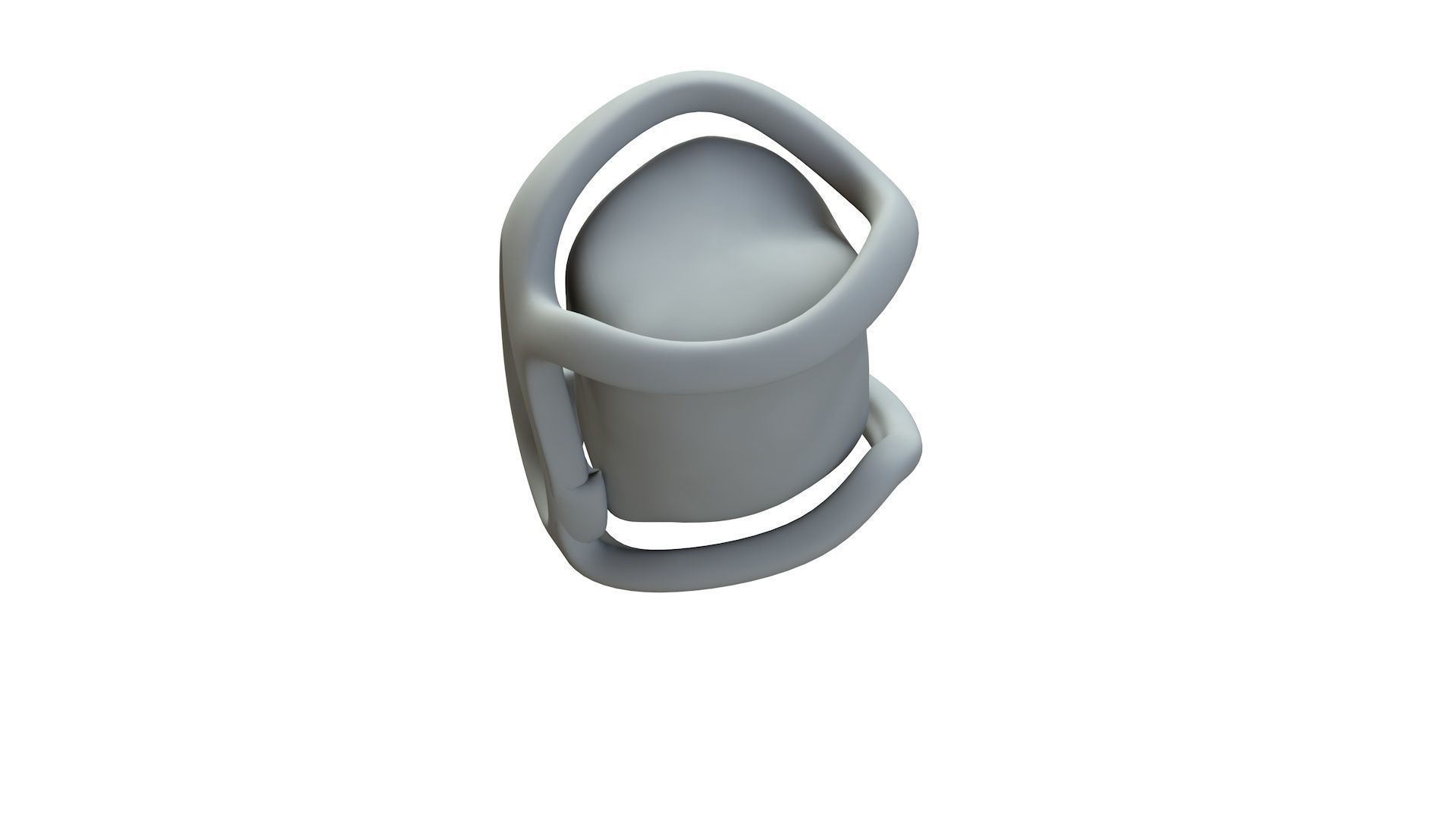 SciFi Shape Object Low Poly 59 Low-poly 3D model_16