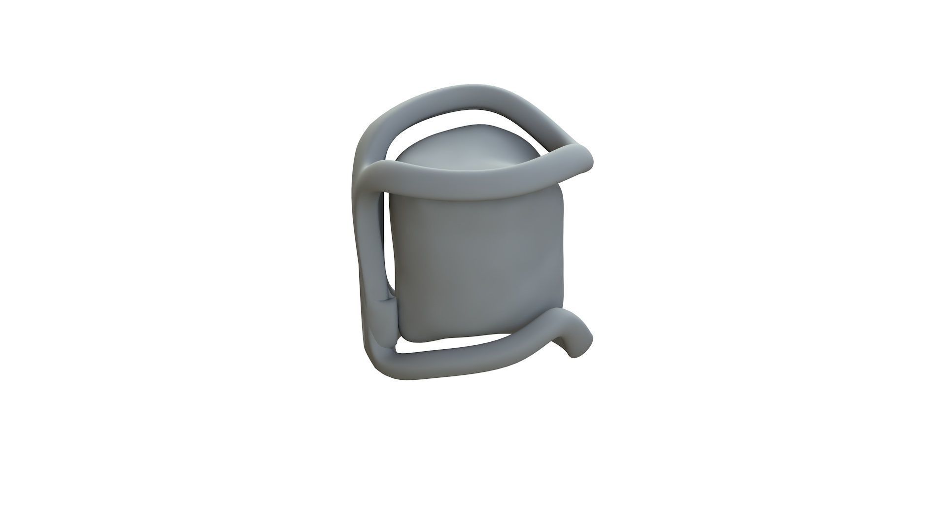 SciFi Shape Object Low Poly 59 Low-poly 3D model_12