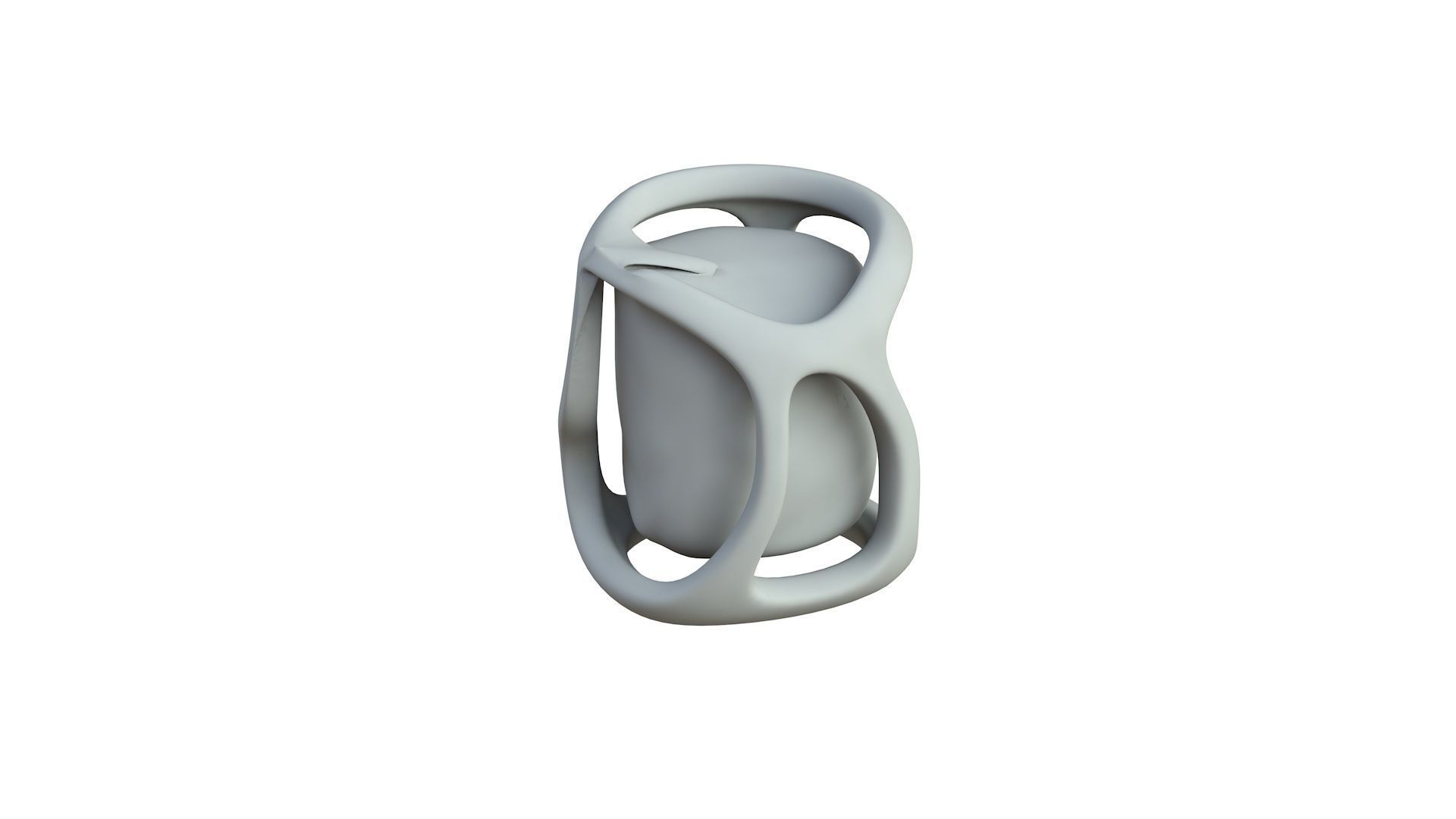 SciFi Shape Object Low Poly 58 Low-poly 3D model_4