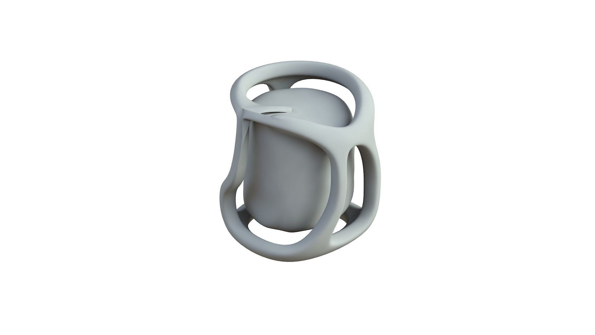 SciFi Shape Object Low Poly 58 Low-poly 3D model_5