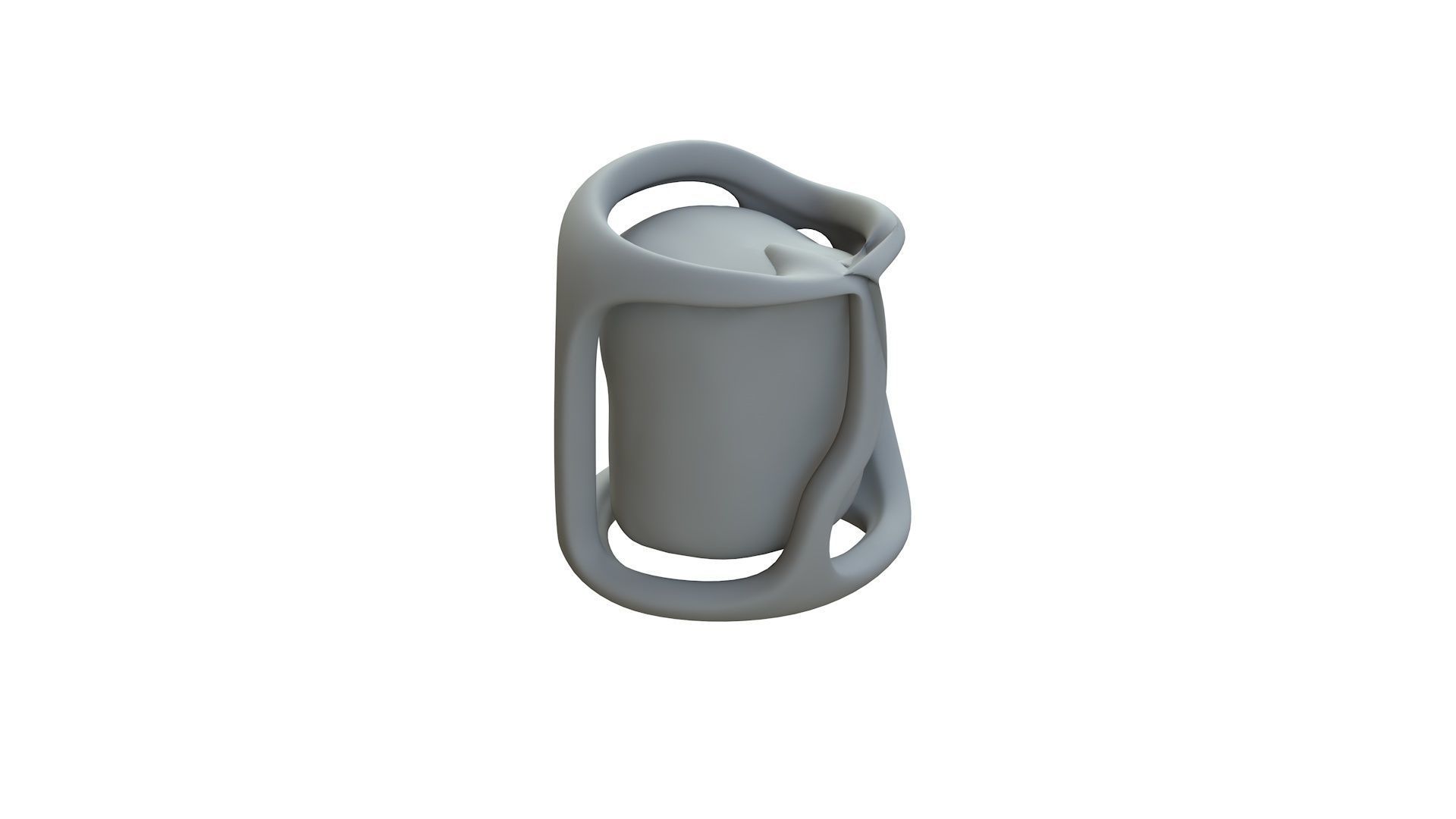 SciFi Shape Object Low Poly 58 Low-poly 3D model_12