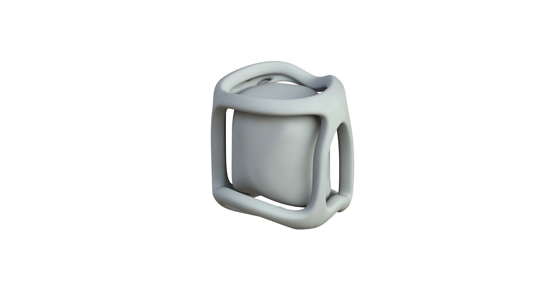 SciFi Shape Object Low Poly Low-poly 3D model_4