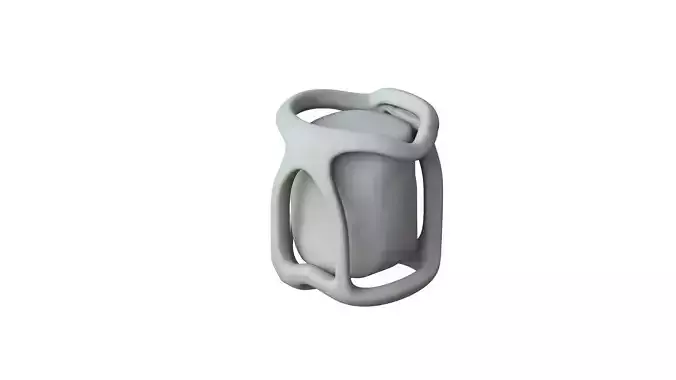 SciFi Shape Object Low Poly Low-poly 3D model