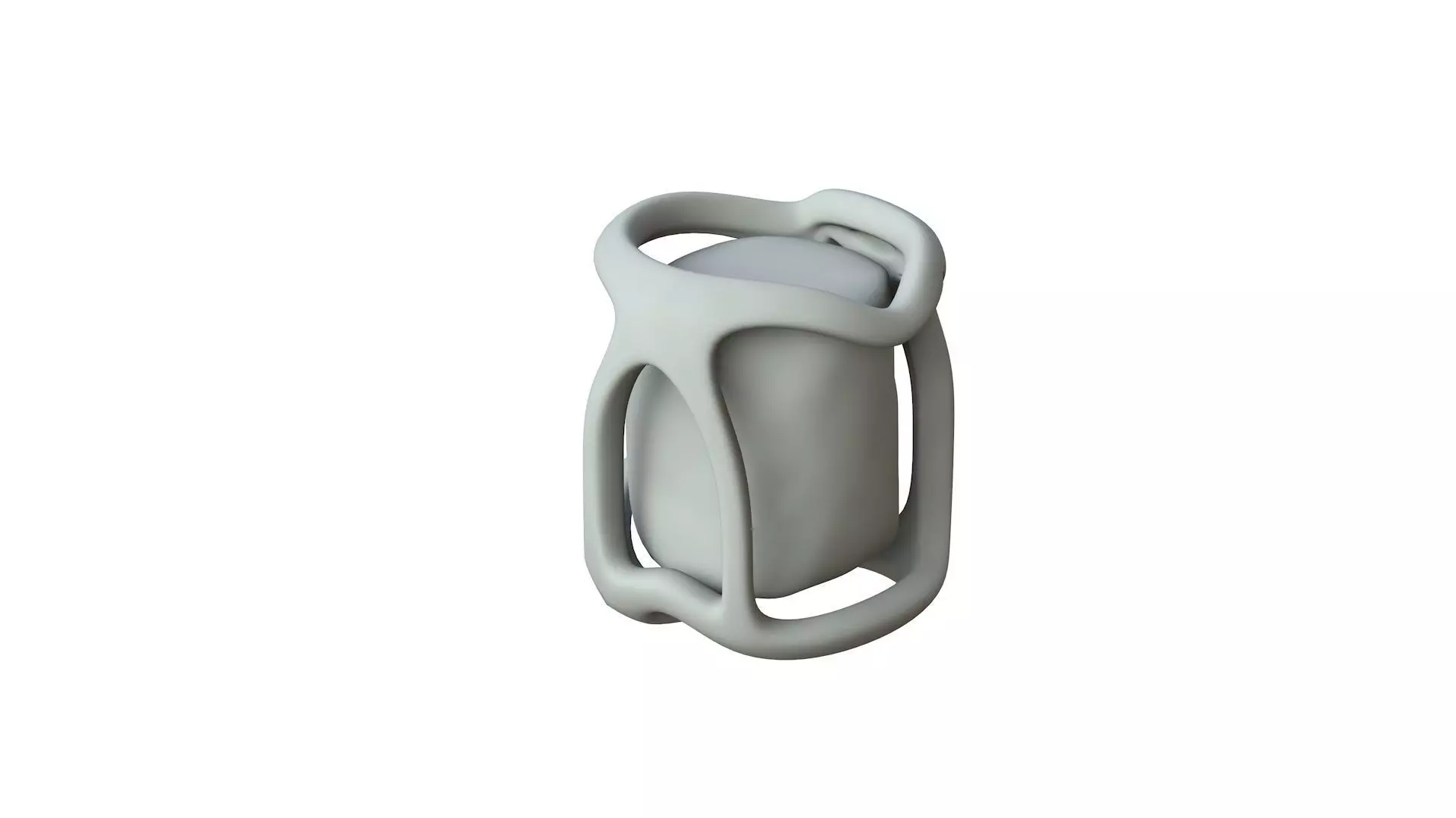 SciFi Shape Object Low Poly Low-poly 3D model_0