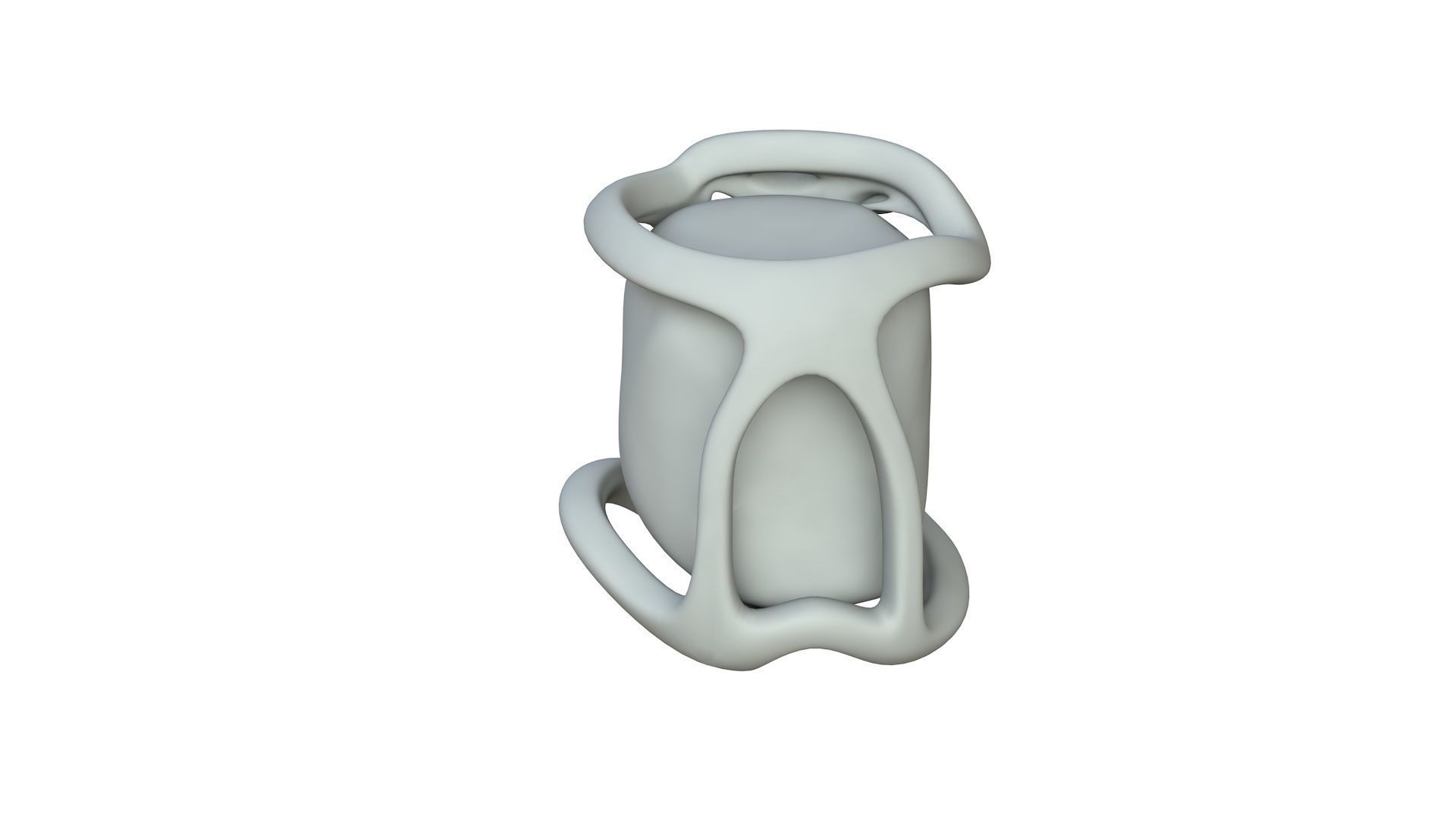 SciFi Shape Object Low Poly Low-poly 3D model_2