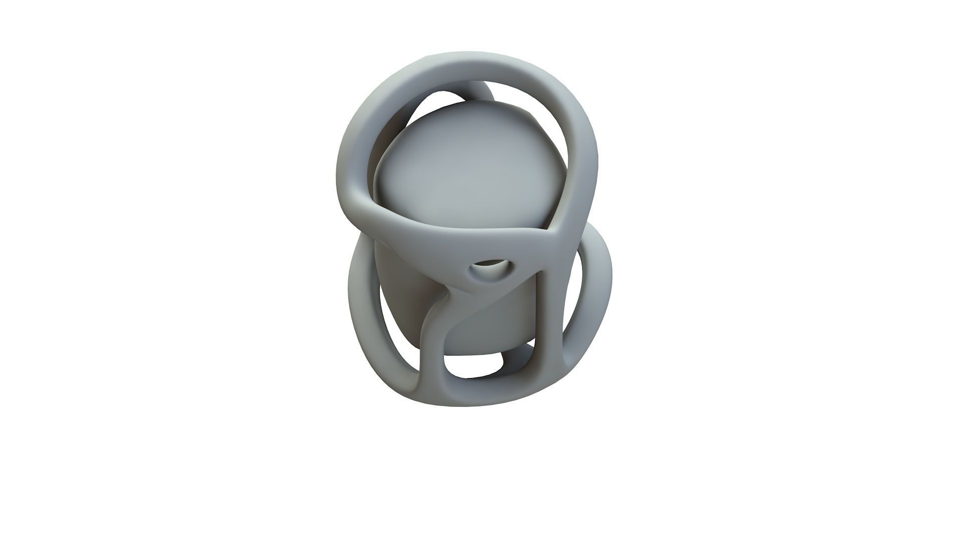 SciFi Shape Object Low Poly Low-poly 3D model_16